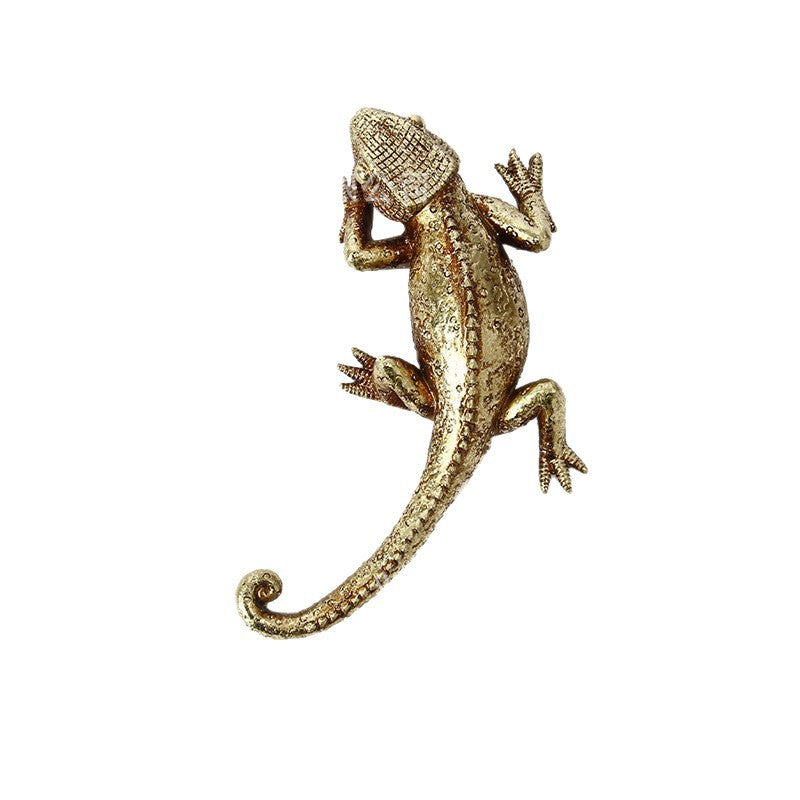 Gold Lizard Decorative Figurine | | Wiccan Center