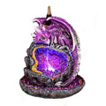 Baby Dragon Geode Backflow Burner | Incense Burner | Wiccan Center