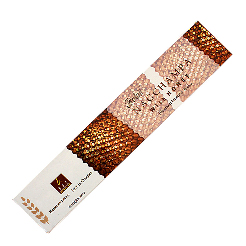 Balaji Nag Champa with Honey Incense Sticks | Incense | Wiccan Center