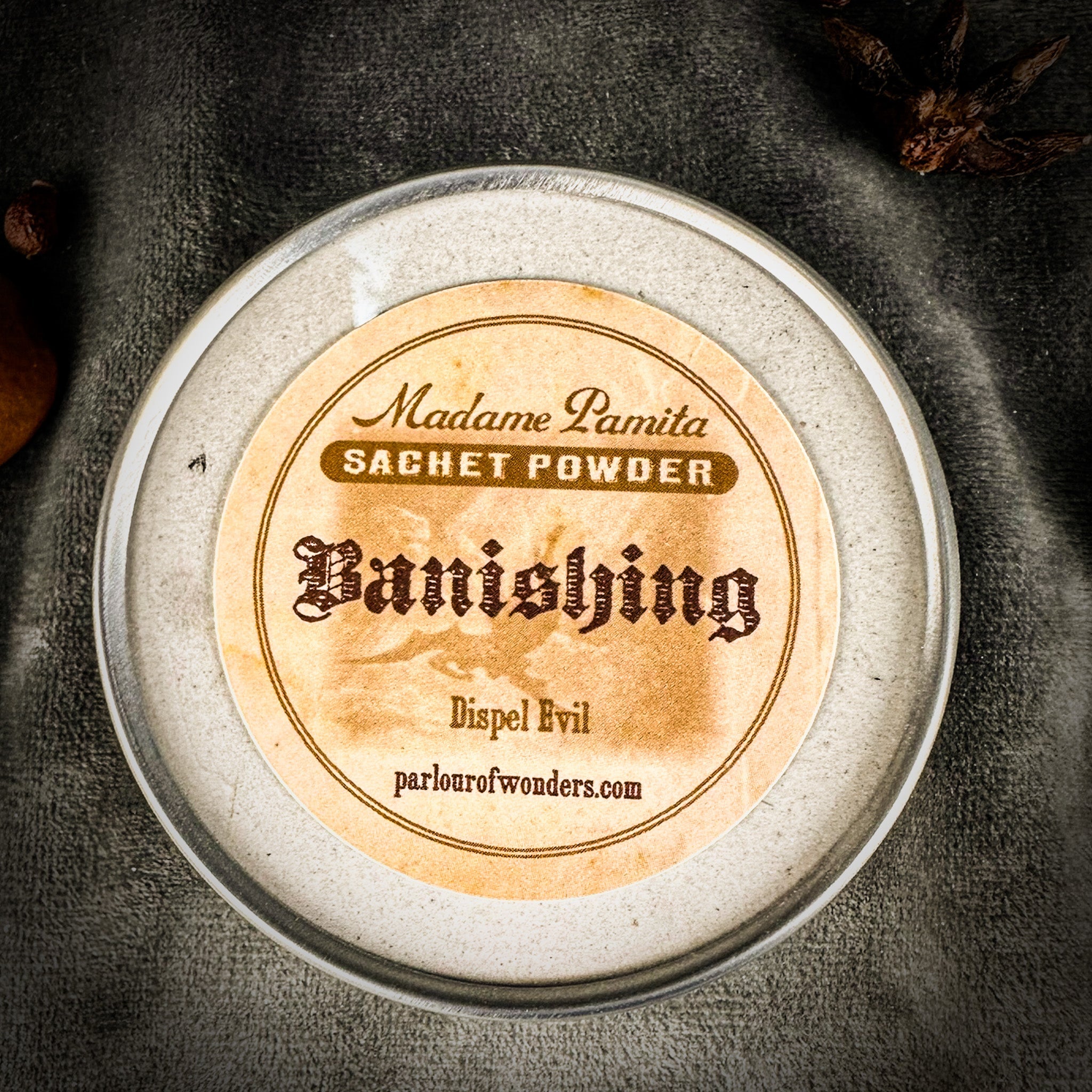 Banishing Sachet Powder by Madame Pamita | Sachet Powder | Wiccan Center