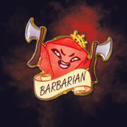 Barbarian Class Pin | Pin | Wiccan Center