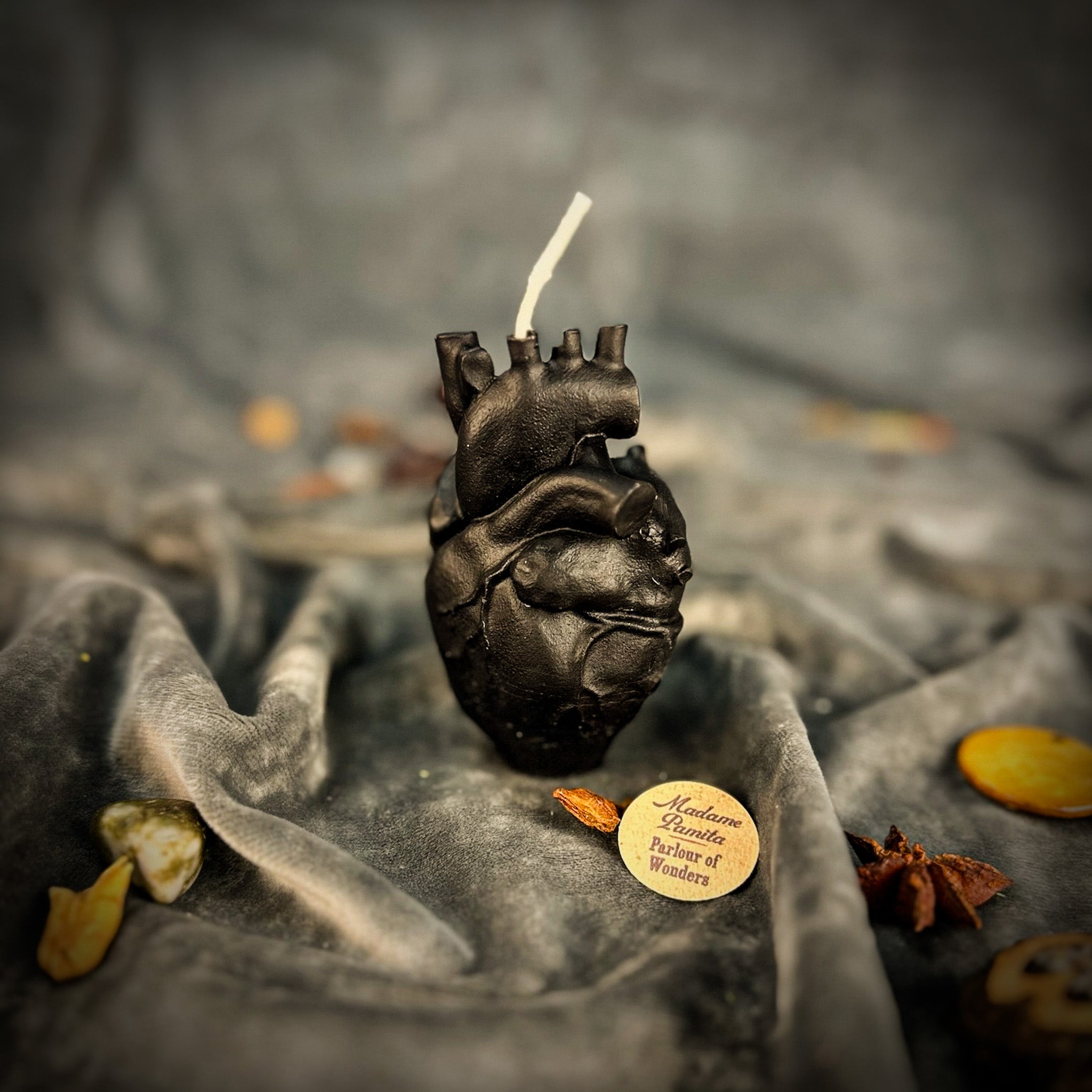Beeswax Anatomical Heart Spell Candle - Love & Emotional Healing Magic | Beeswax Candle | Wiccan Center