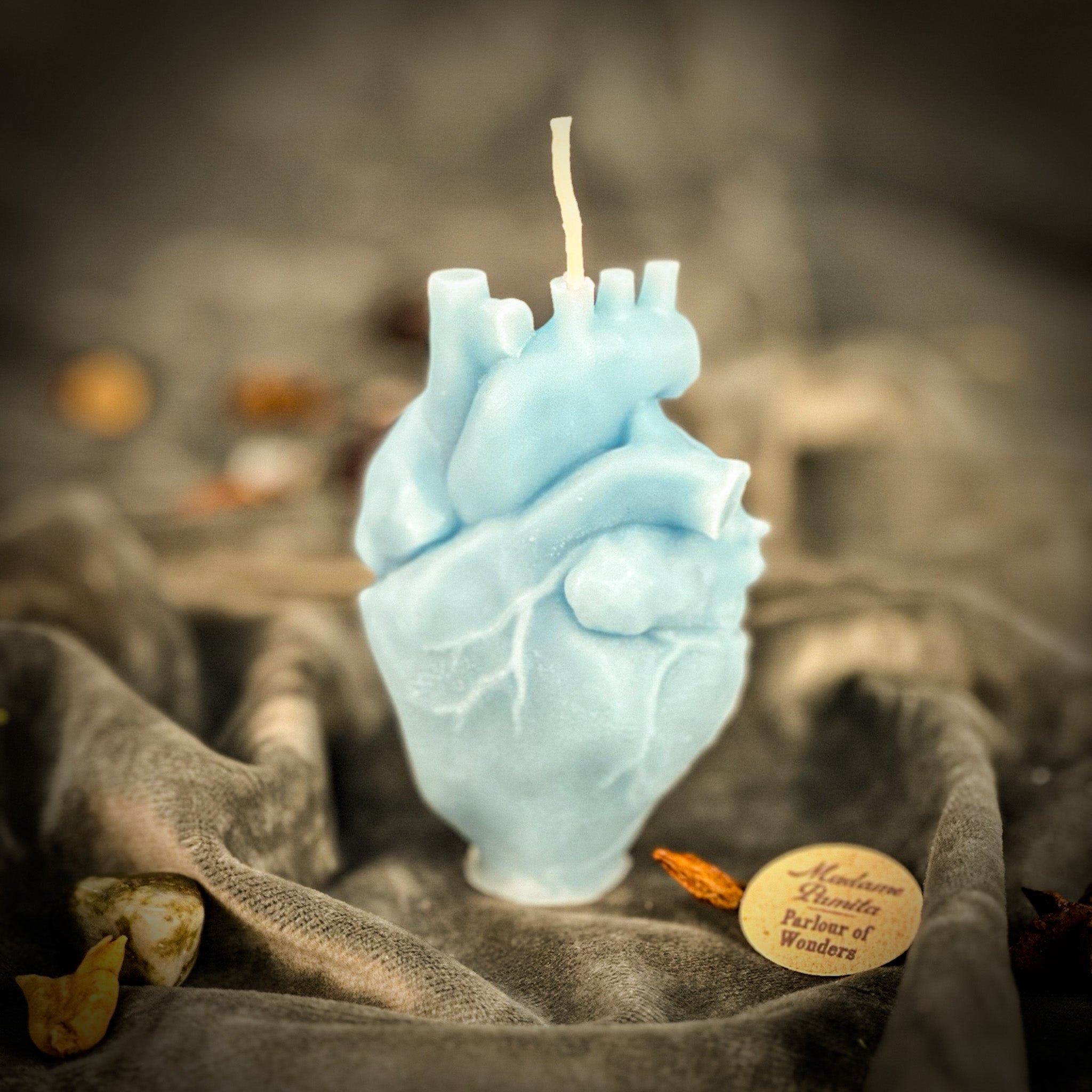 Beeswax Anatomical Heart Spell Candle - Love & Emotional Healing Magic | Beeswax Candle | Wiccan Center