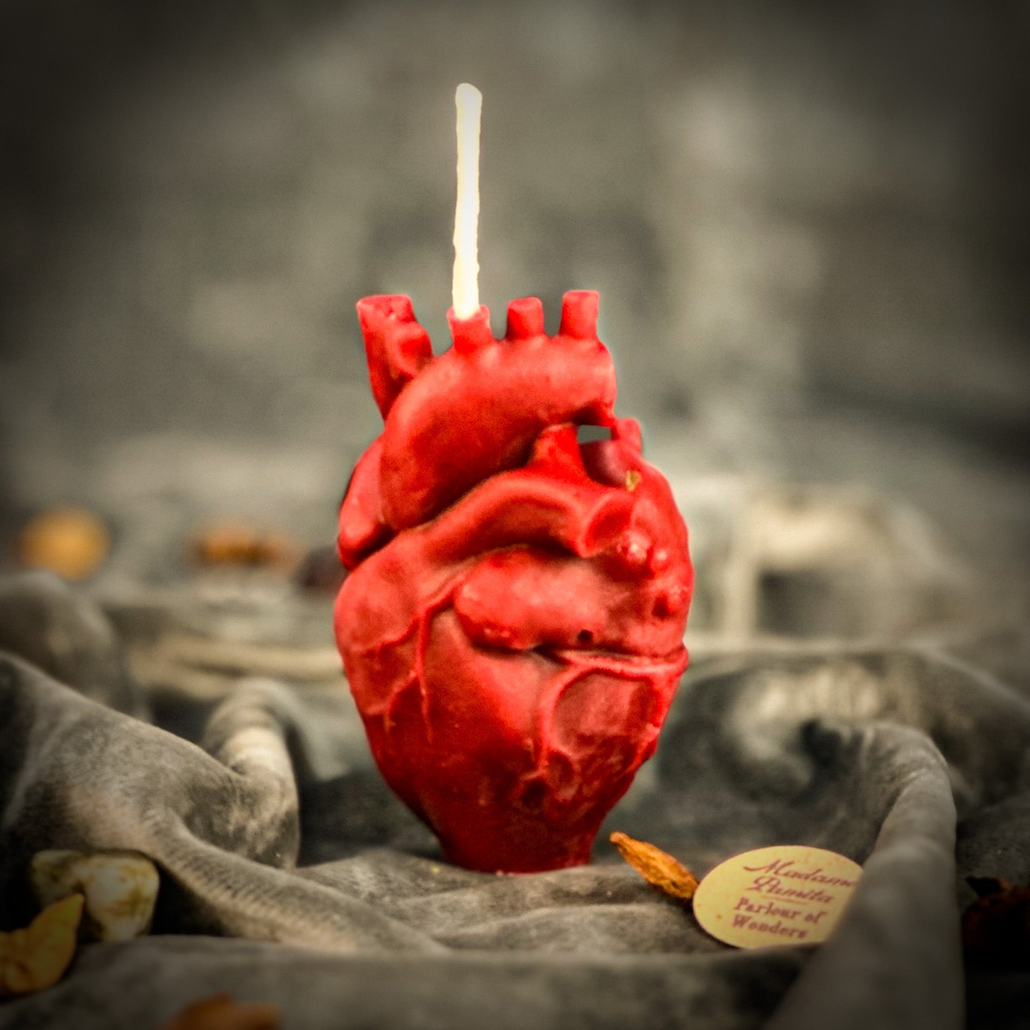 Beeswax Anatomical Heart Spell Candle - Love & Emotional Healing Magic | Beeswax Candle | Wiccan Center