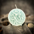Beeswax Aquarius Water Bearer Zodiac Spell Candle - Innovation, Vision & Independence | Beeswax Candle | Wiccan Center