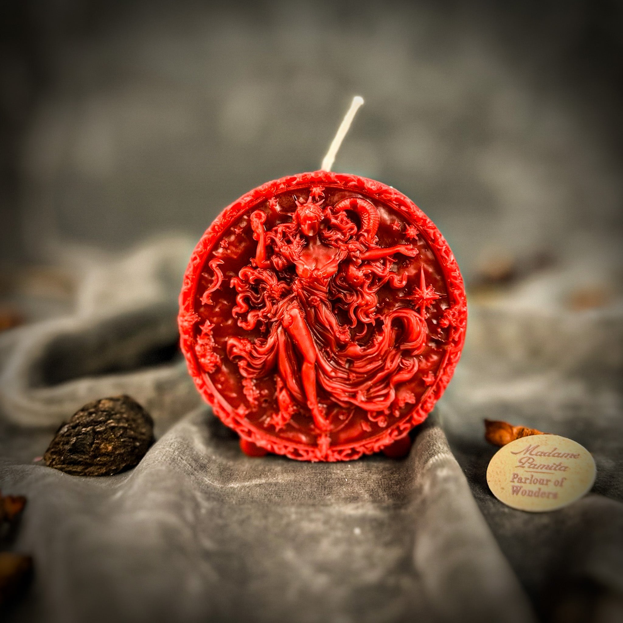 Beeswax Aquarius Water Bearer Zodiac Spell Candle - Innovation, Vision & Independence | Beeswax Candle | Wiccan Center