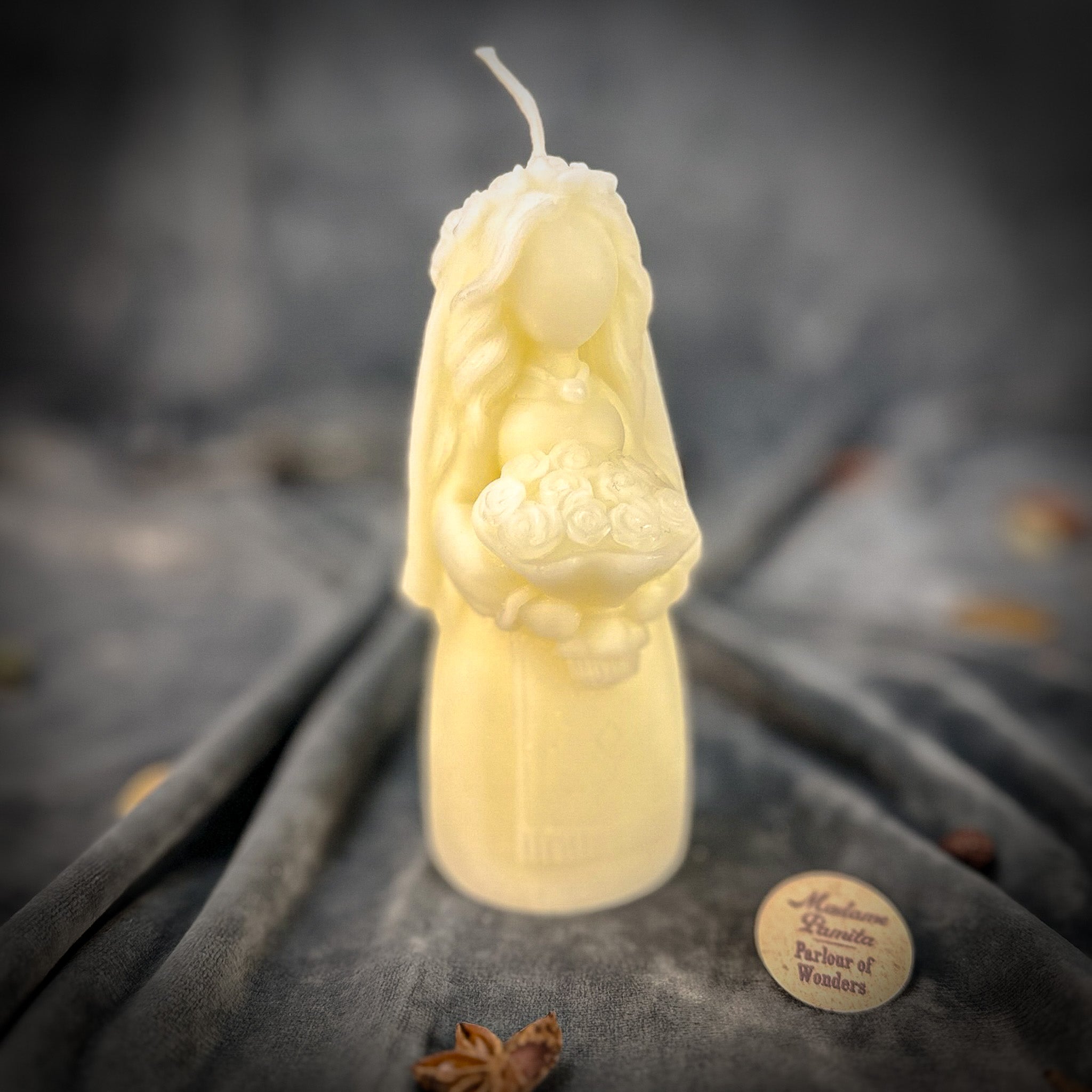 Beeswax Lada Motanka Spell Candle - Ancestral Blessings, Love & Protection | Beeswax Candle | Wiccan Center