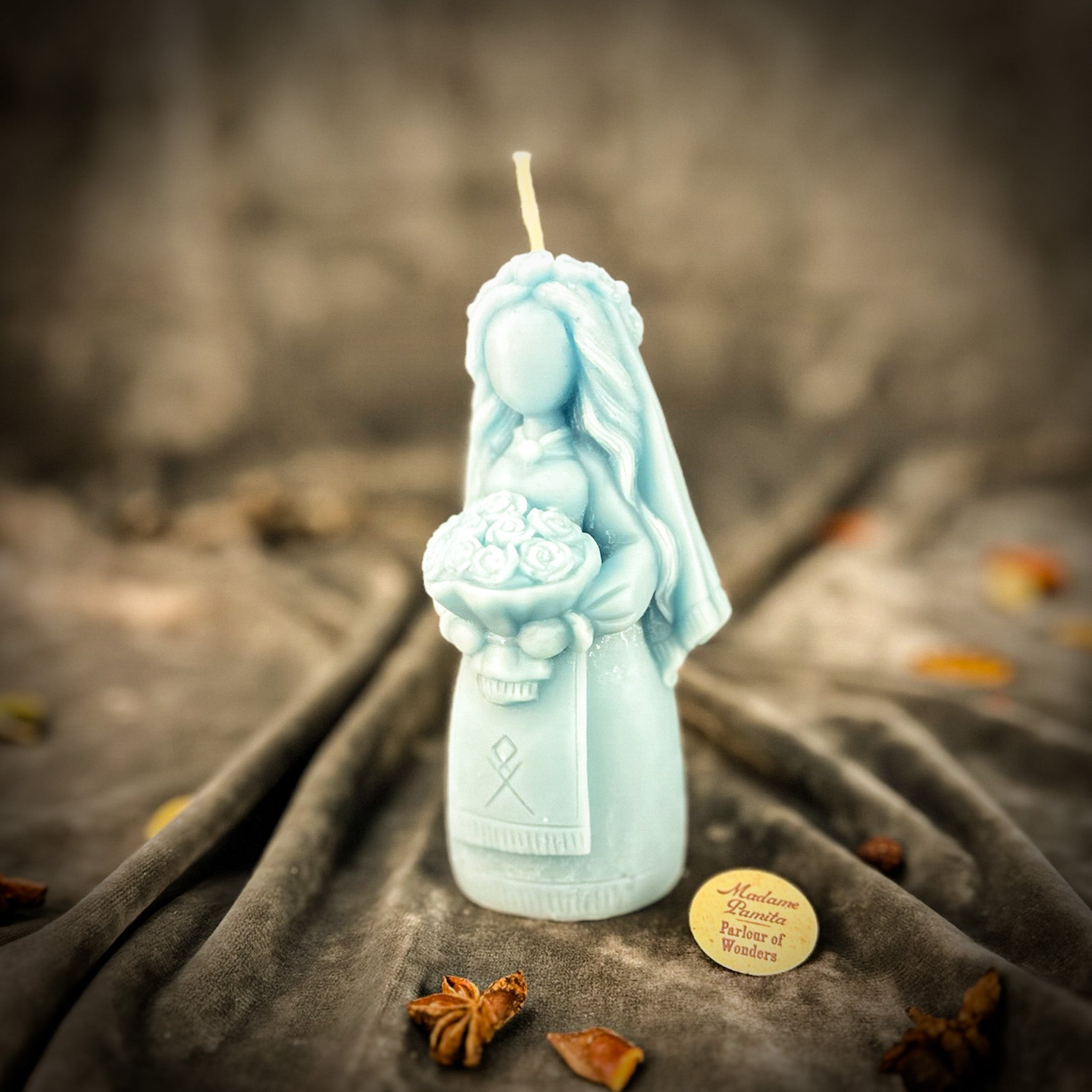 Beeswax Lada Motanka Spell Candle - Ancestral Blessings, Love & Protection | Beeswax Candle | Wiccan Center