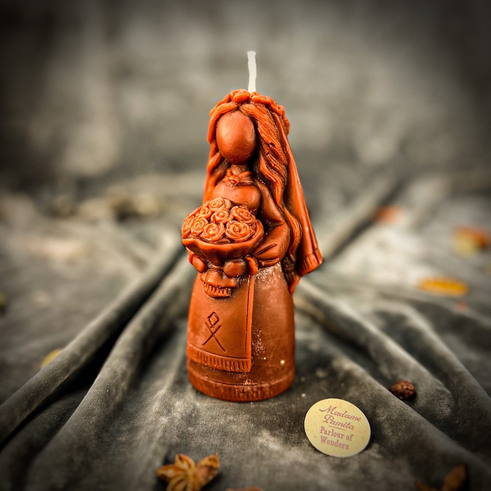 Beeswax Lada Motanka Spell Candle - Ancestral Blessings, Love & Protection | Beeswax Candle | Wiccan Center