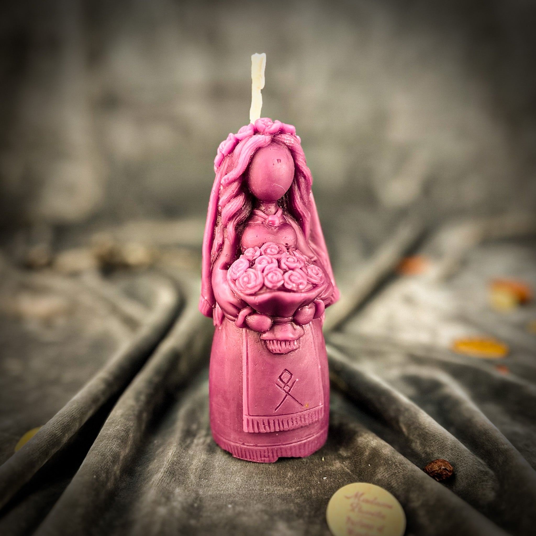 Beeswax Lada Motanka Spell Candle - Ancestral Blessings, Love & Protection | Beeswax Candle | Wiccan Center