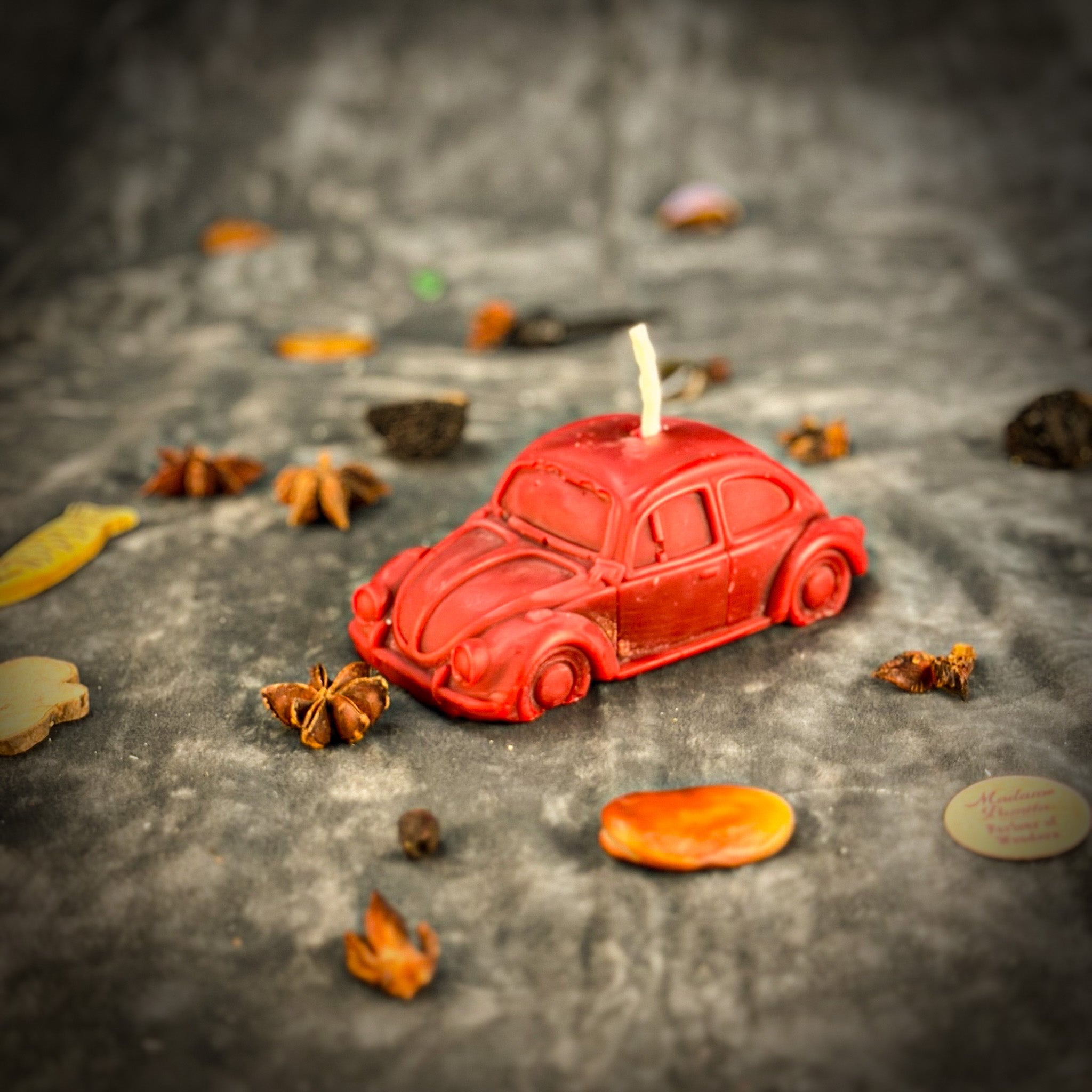 Beeswax Charmed Car Spell Candle - Safe Travels & Vehicle Protection | Beeswax Candle | Wiccan Center