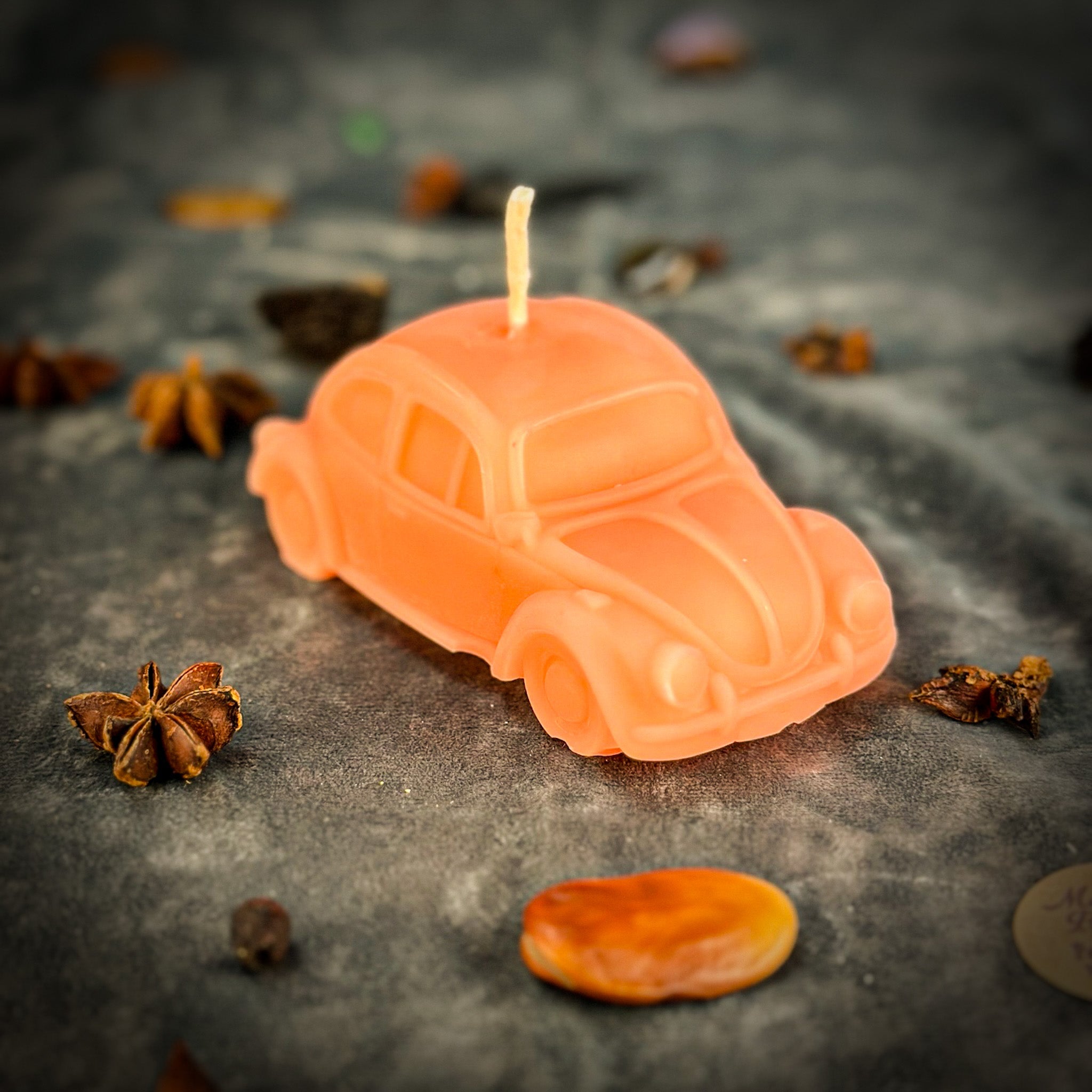 Beeswax Charmed Car Spell Candle - Safe Travels & Vehicle Protection | Beeswax Candle | Wiccan Center