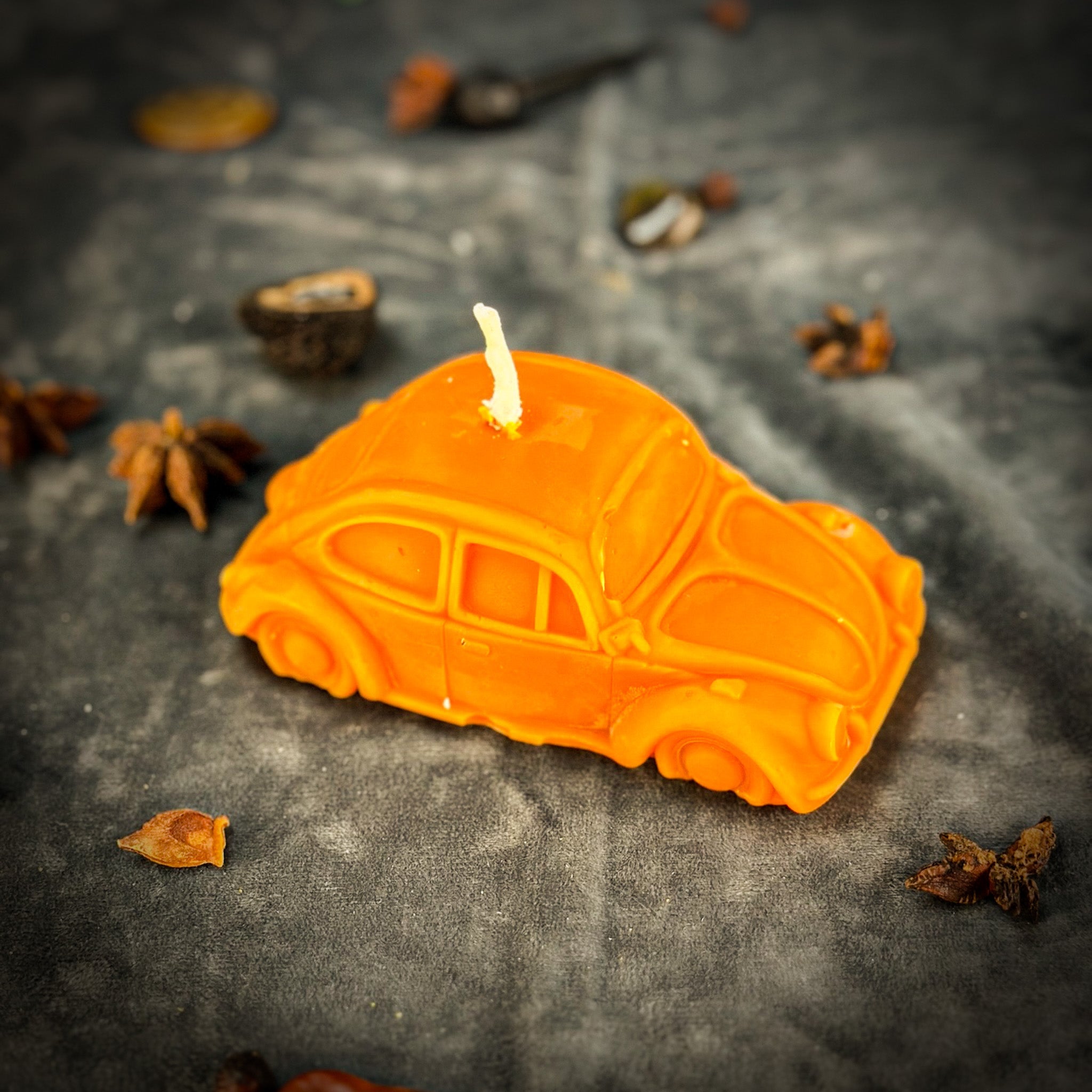 Beeswax Charmed Car Spell Candle - Safe Travels & Vehicle Protection | Beeswax Candle | Wiccan Center