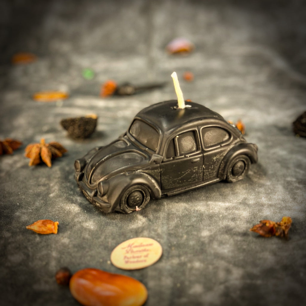 Beeswax Charmed Car Spell Candle - Safe Travels & Vehicle Protection | Beeswax Candle | Wiccan Center