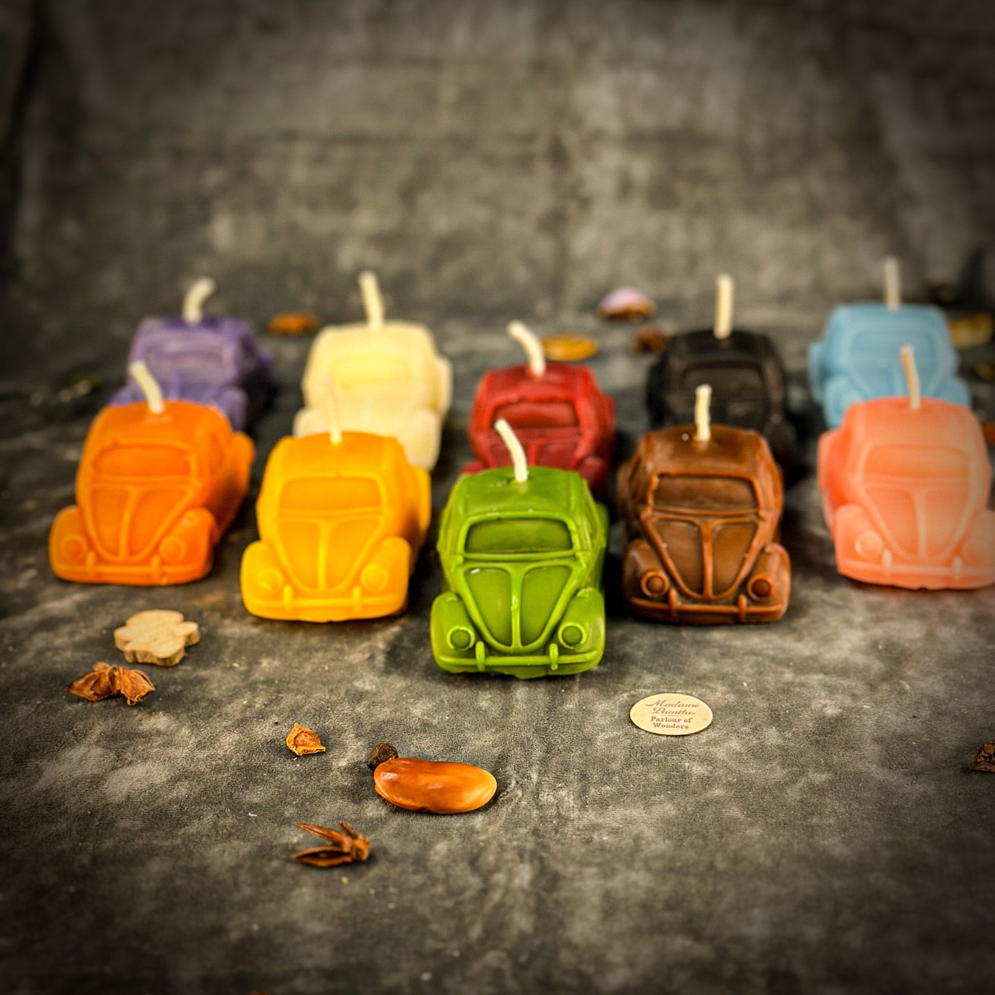 Beeswax Charmed Car Spell Candle - Safe Travels & Vehicle Protection | Beeswax Candle | Wiccan Center
