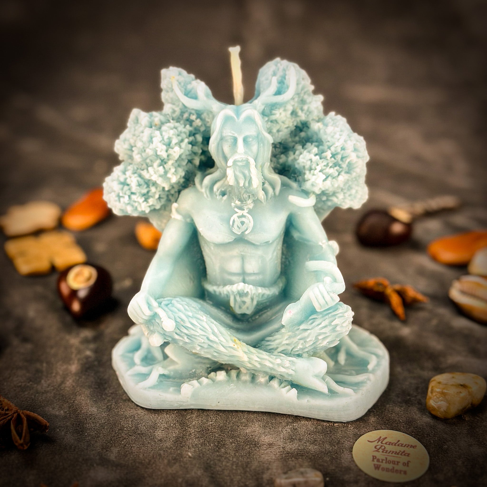 Horned God Candle Spell Kit - Cernunnos Nature Magic & Fertility | Candle Spell Kit | Wiccan Center