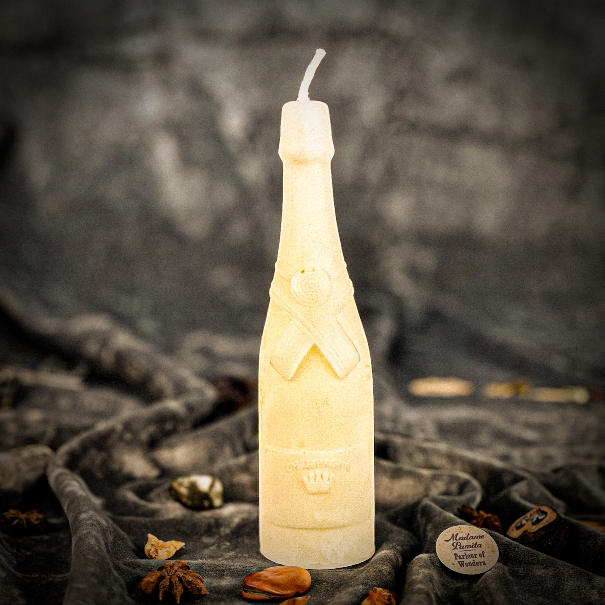 Champagne Celebration Candle Spell Kit - Success & Luxury Manifestation | Candle Spell Kit | Wiccan Center