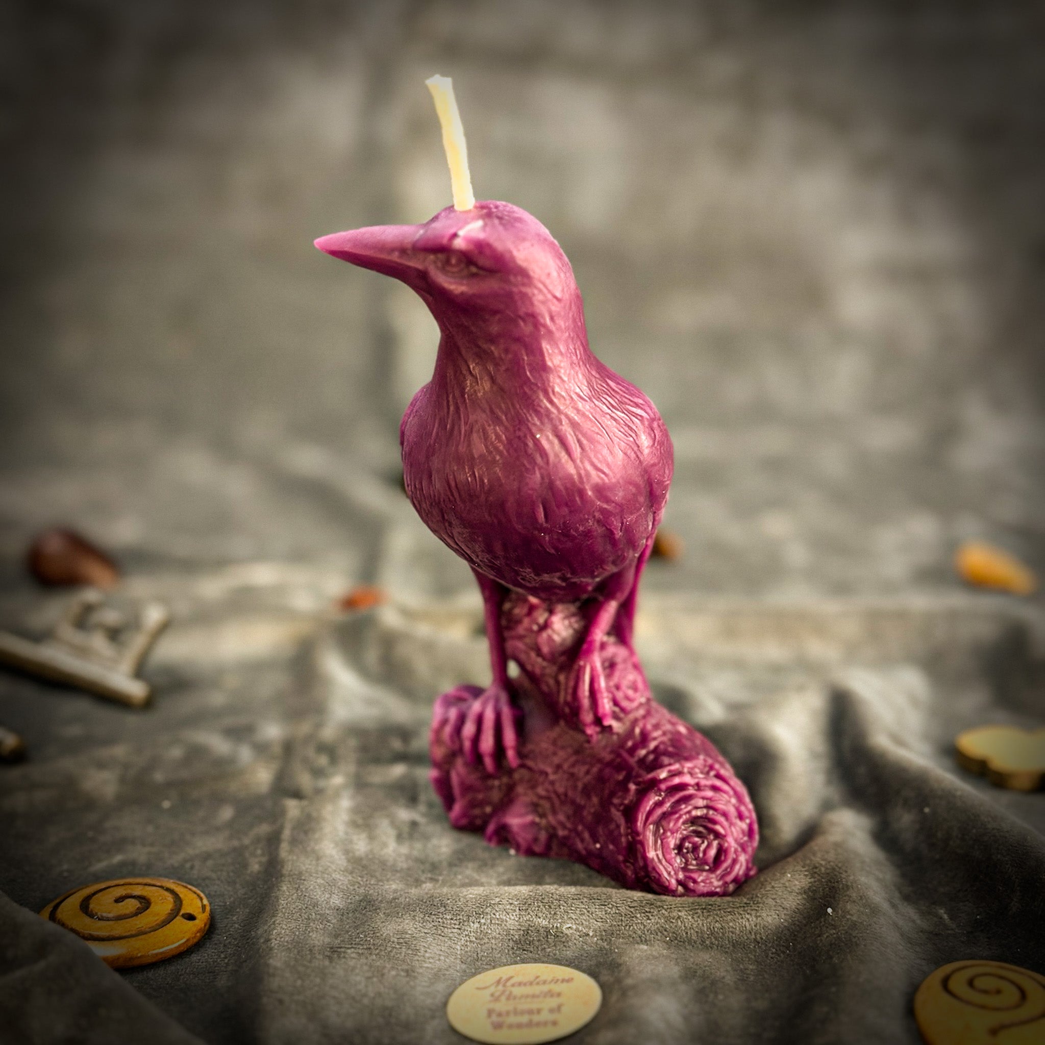 Raven Magic Candle Spell Kit - Intelligence & Spirit World Connection | Candle Spell Kit | Wiccan Center