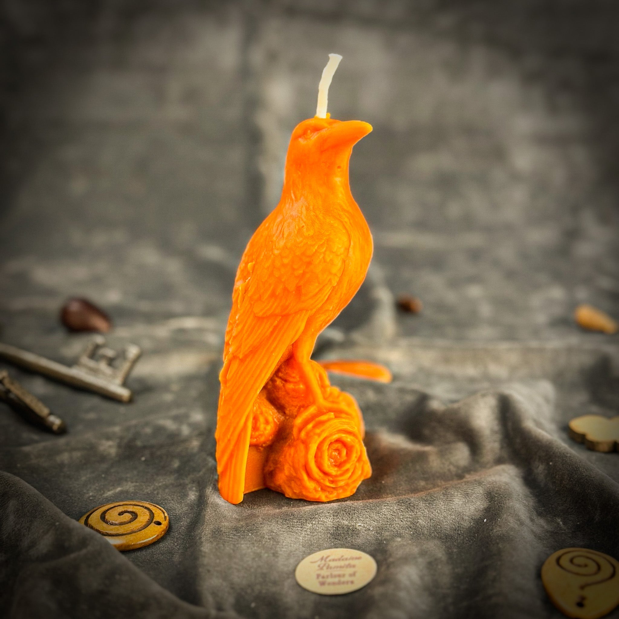 Raven Magic Candle Spell Kit - Intelligence & Spirit World Connection | Candle Spell Kit | Wiccan Center