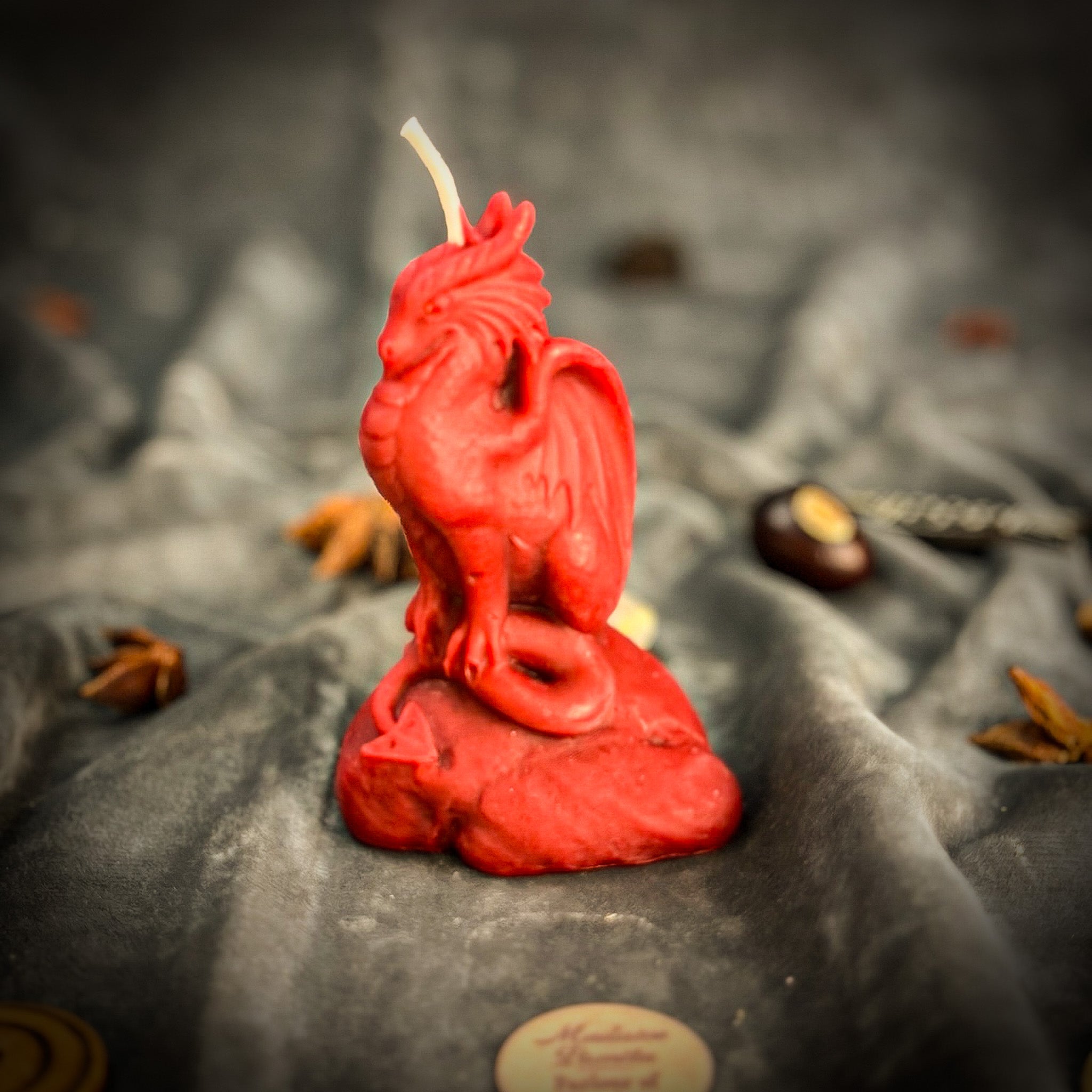 Beeswax Dragon of Protection Spell Candle - Guardian Magic, Power & Defense | Beeswax Candle | Wiccan Center