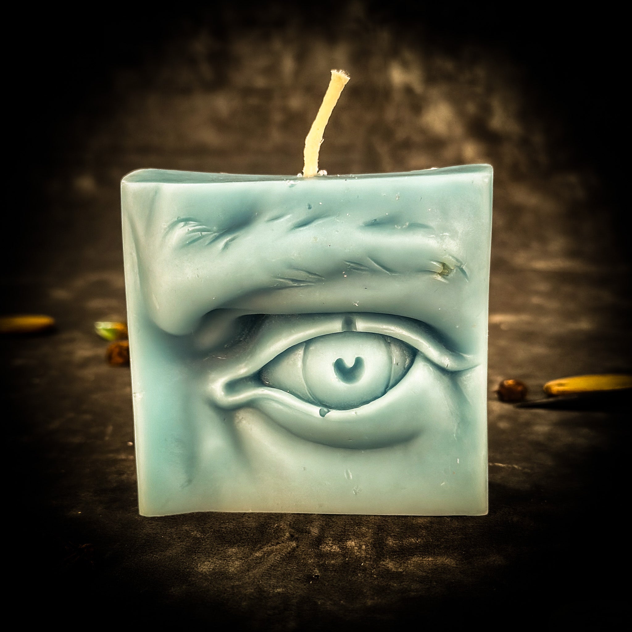 Beeswax Ex-Voto Eye Spell Candle - Vision, Clairvoyance & Being Seen | Beeswax Candle | Wiccan Center
