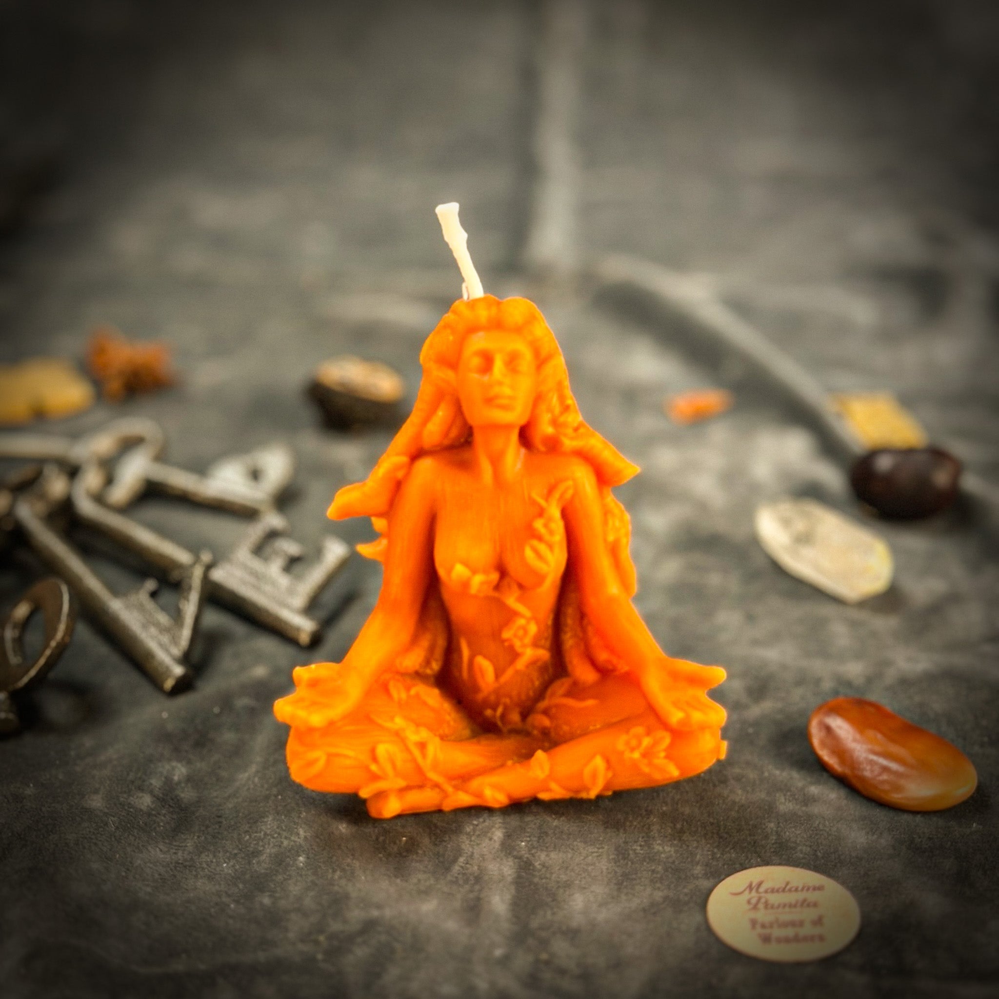 Beeswax Forest Fairy Spell Candle - Nature Spirits, Peace & Enchantment | Beeswax Candle | Wiccan Center