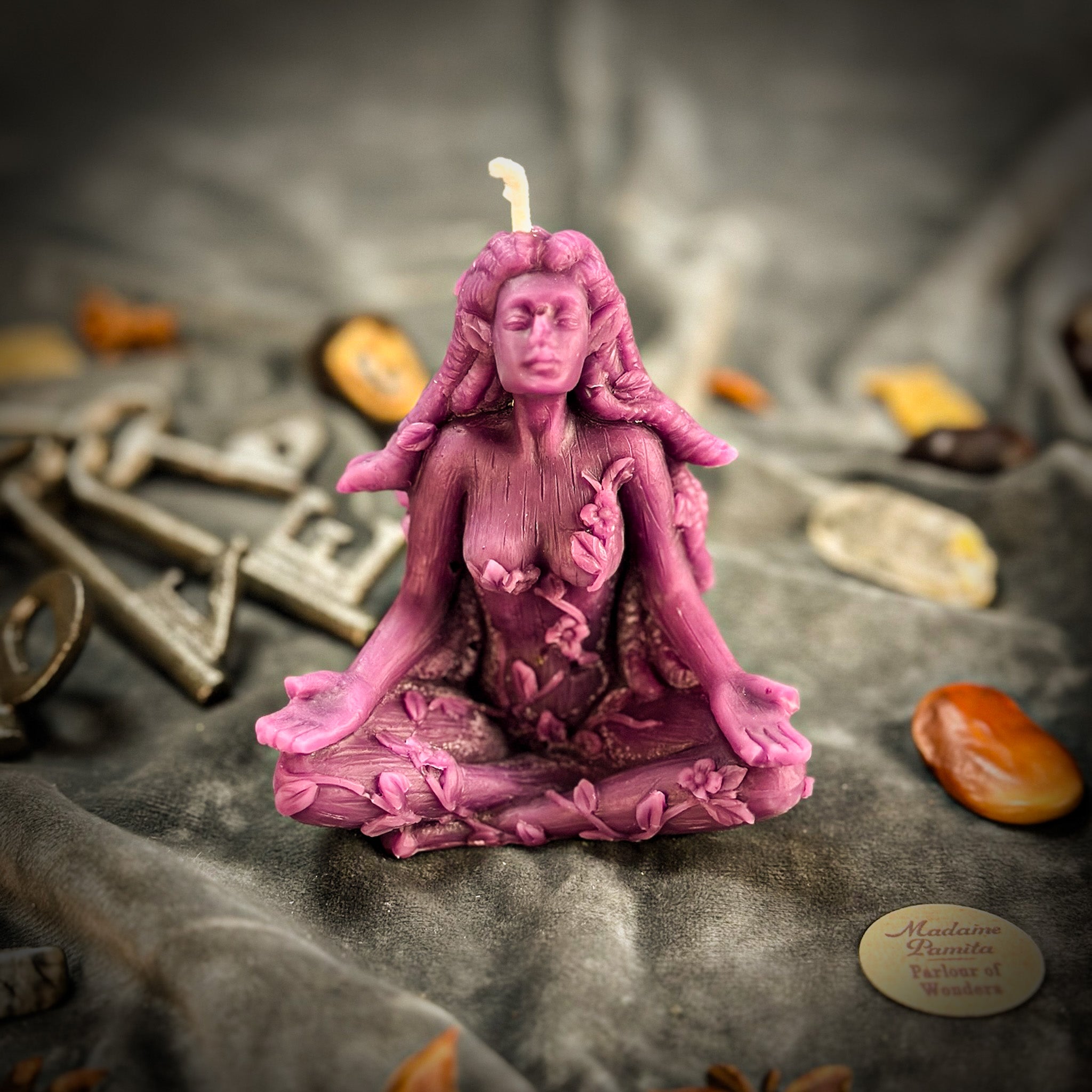 Beeswax Forest Fairy Spell Candle - Nature Spirits, Peace & Enchantment | Beeswax Candle | Wiccan Center