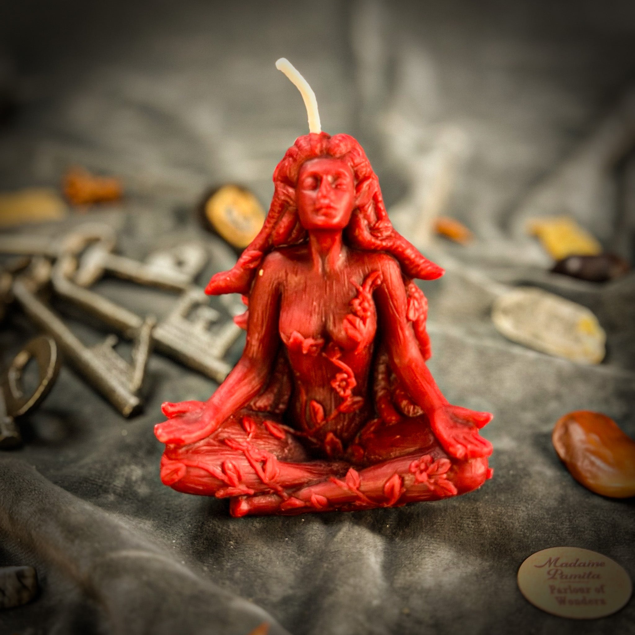 Beeswax Forest Fairy Spell Candle - Nature Spirits, Peace & Enchantment | Beeswax Candle | Wiccan Center