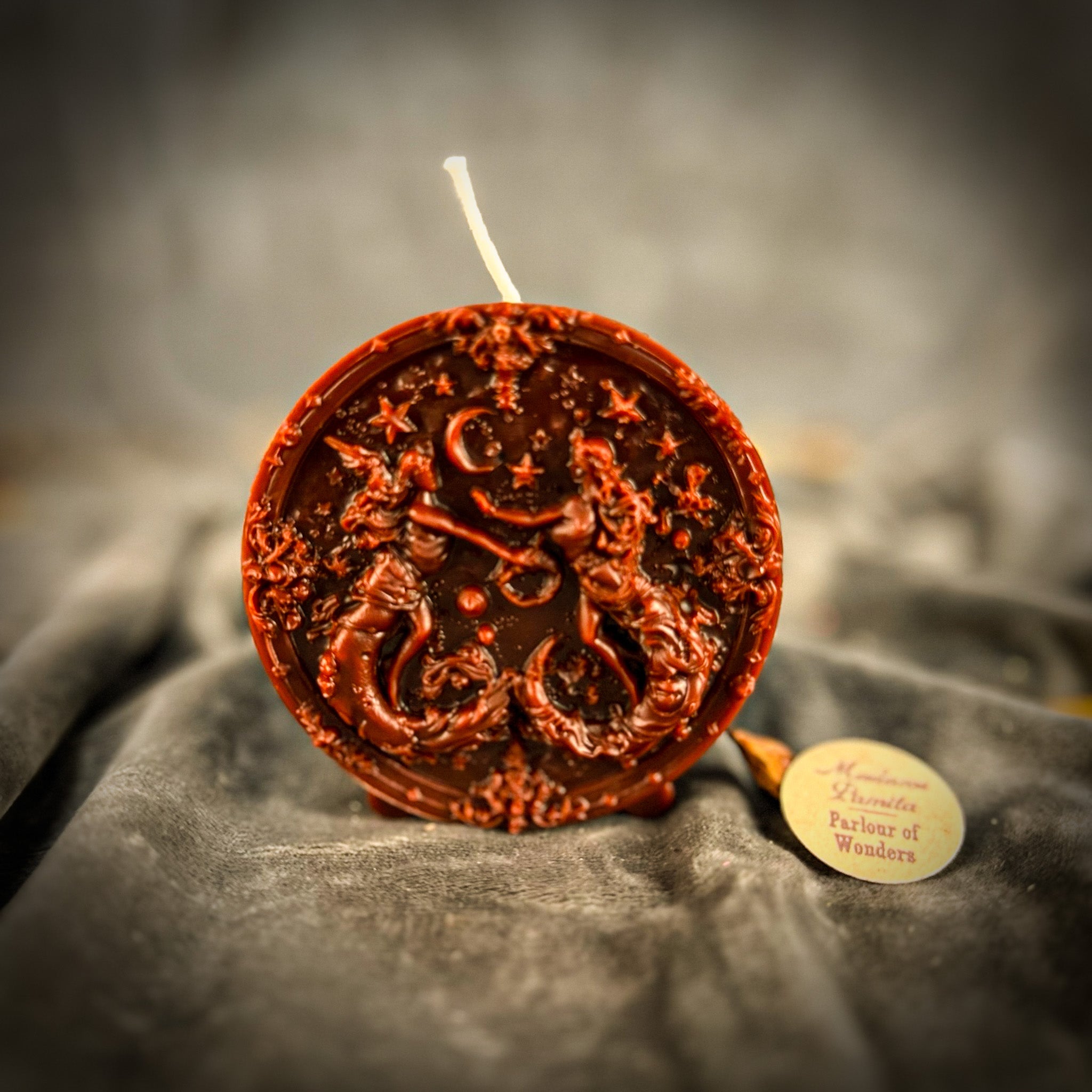 Beeswax Gemini Twins Zodiac Spell Candle - Communication, Creativity & Adaptability | Beeswax Candle | Wiccan Center
