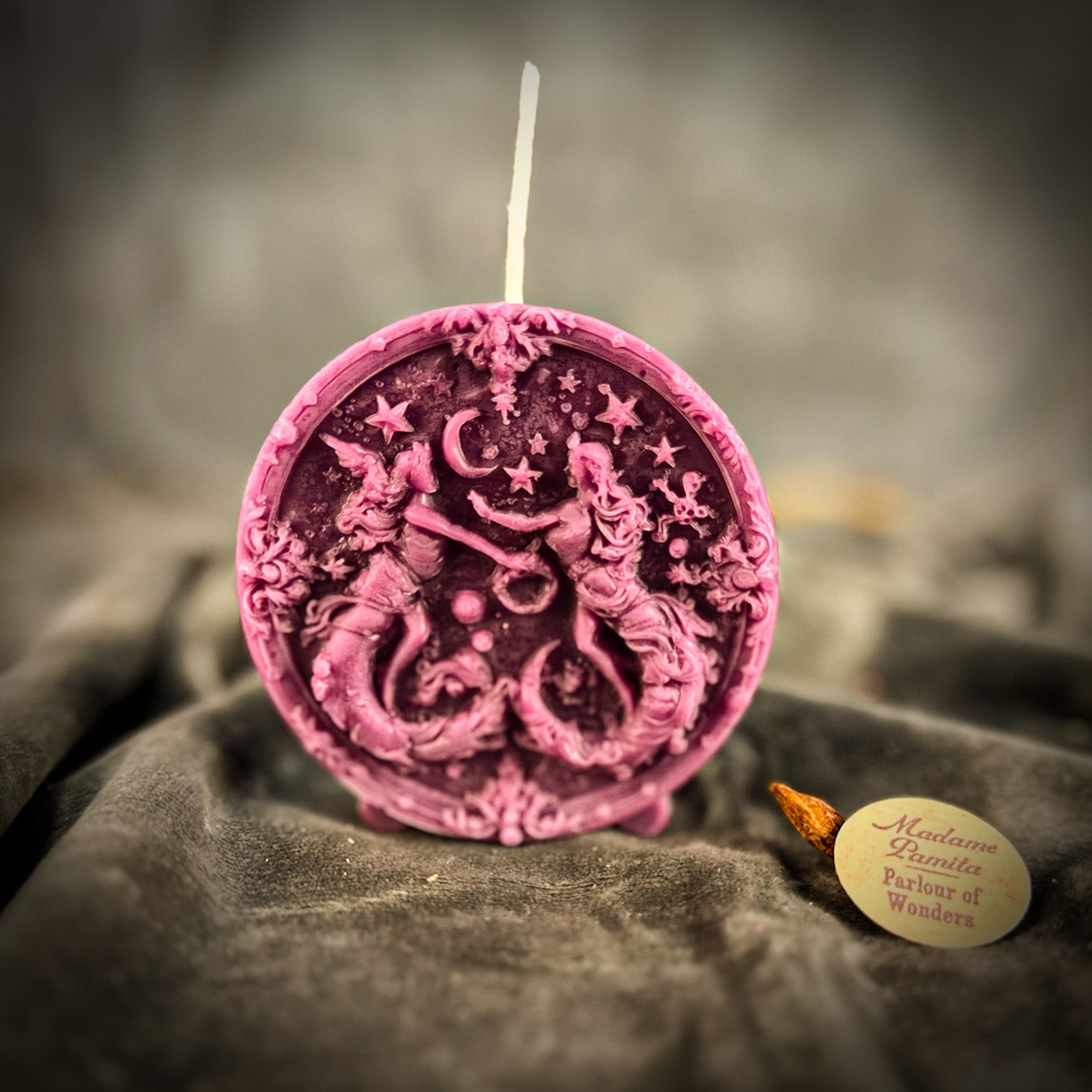 Beeswax Gemini Twins Zodiac Spell Candle - Communication, Creativity & Adaptability | Beeswax Candle | Wiccan Center