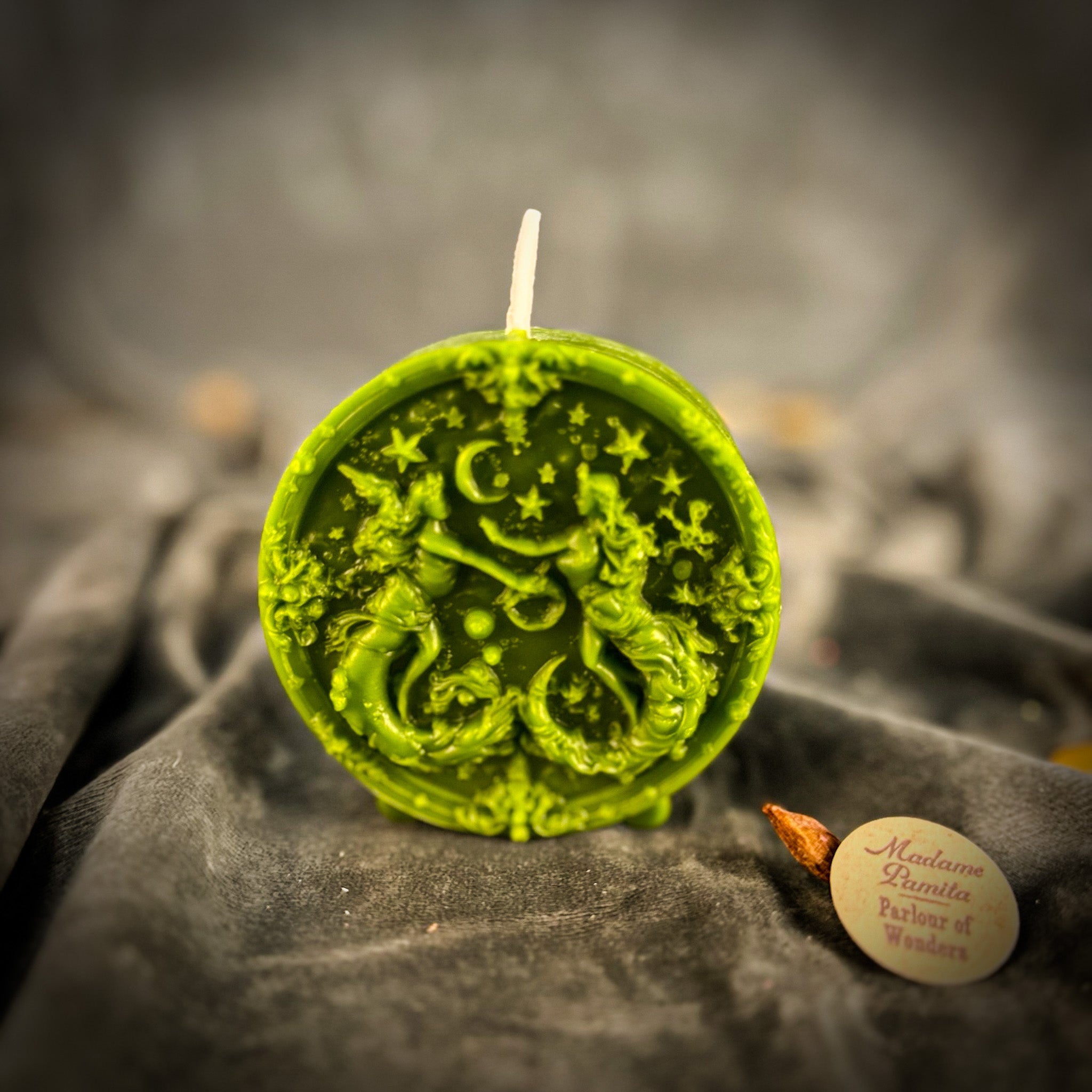 Beeswax Gemini Twins Zodiac Spell Candle - Communication, Creativity & Adaptability | Beeswax Candle | Wiccan Center