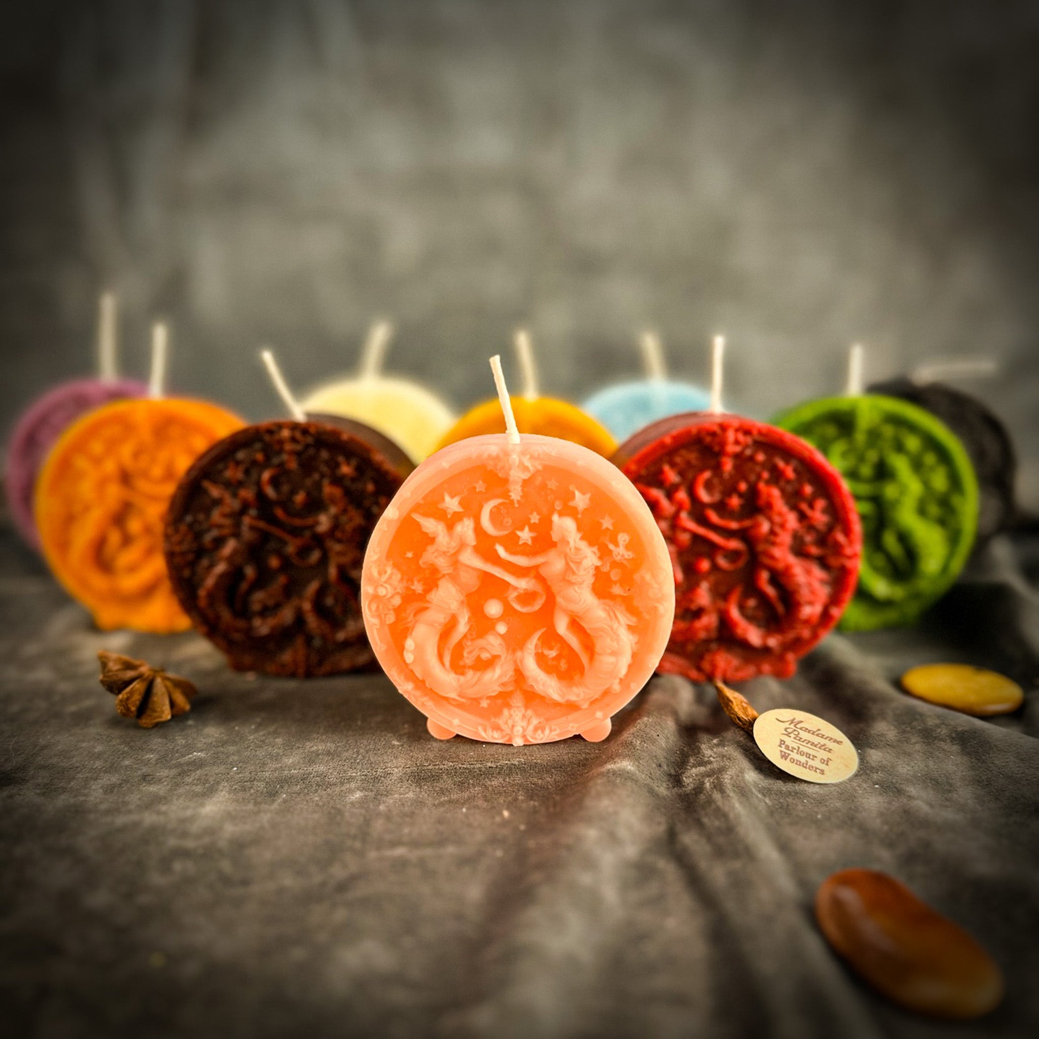 Beeswax Gemini Twins Zodiac Spell Candle - Communication, Creativity & Adaptability | Beeswax Candle | Wiccan Center