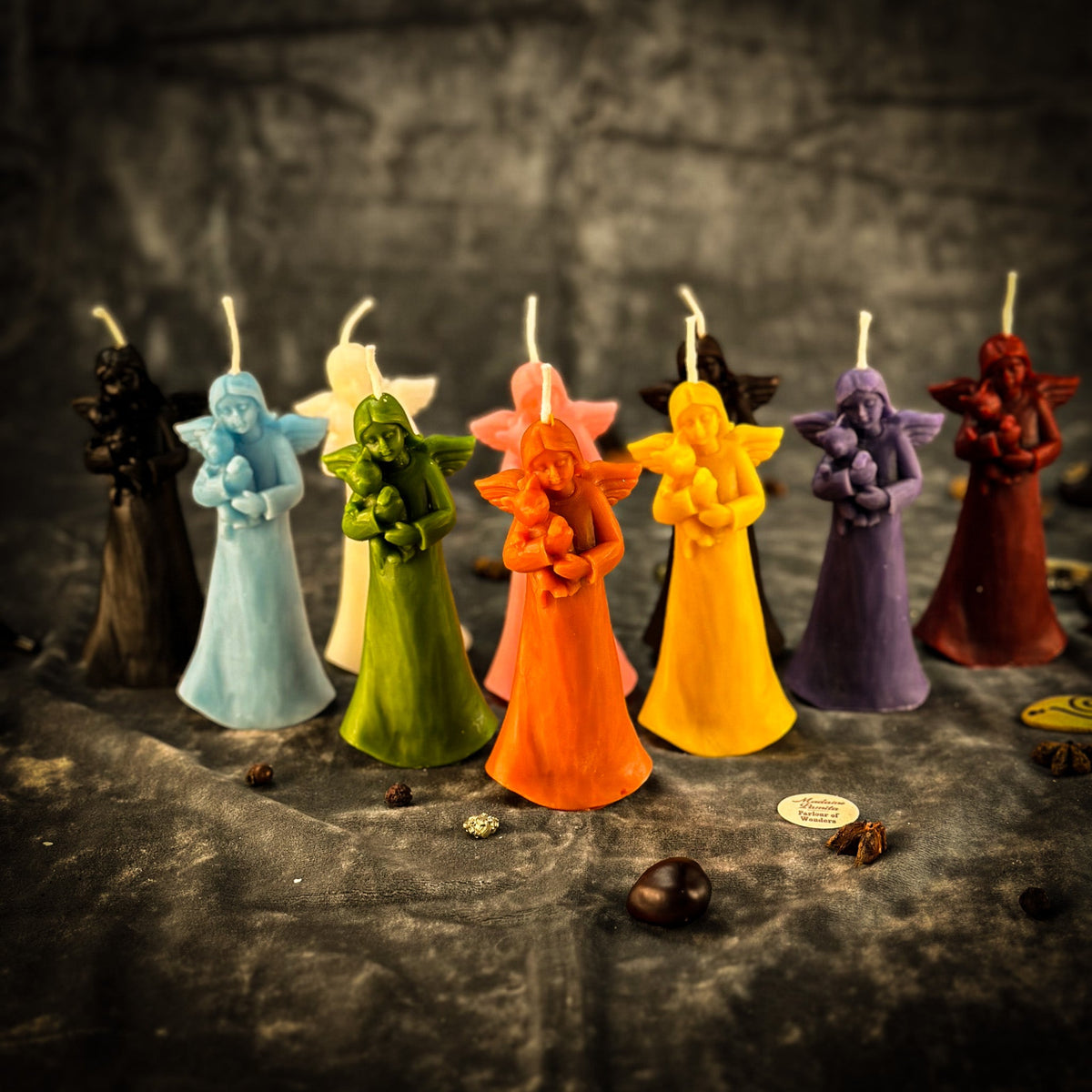 Beeswax Cat Guardian Spirit Spell Candle - Pet Protection & Healing | Beeswax Candle | Wiccan Center