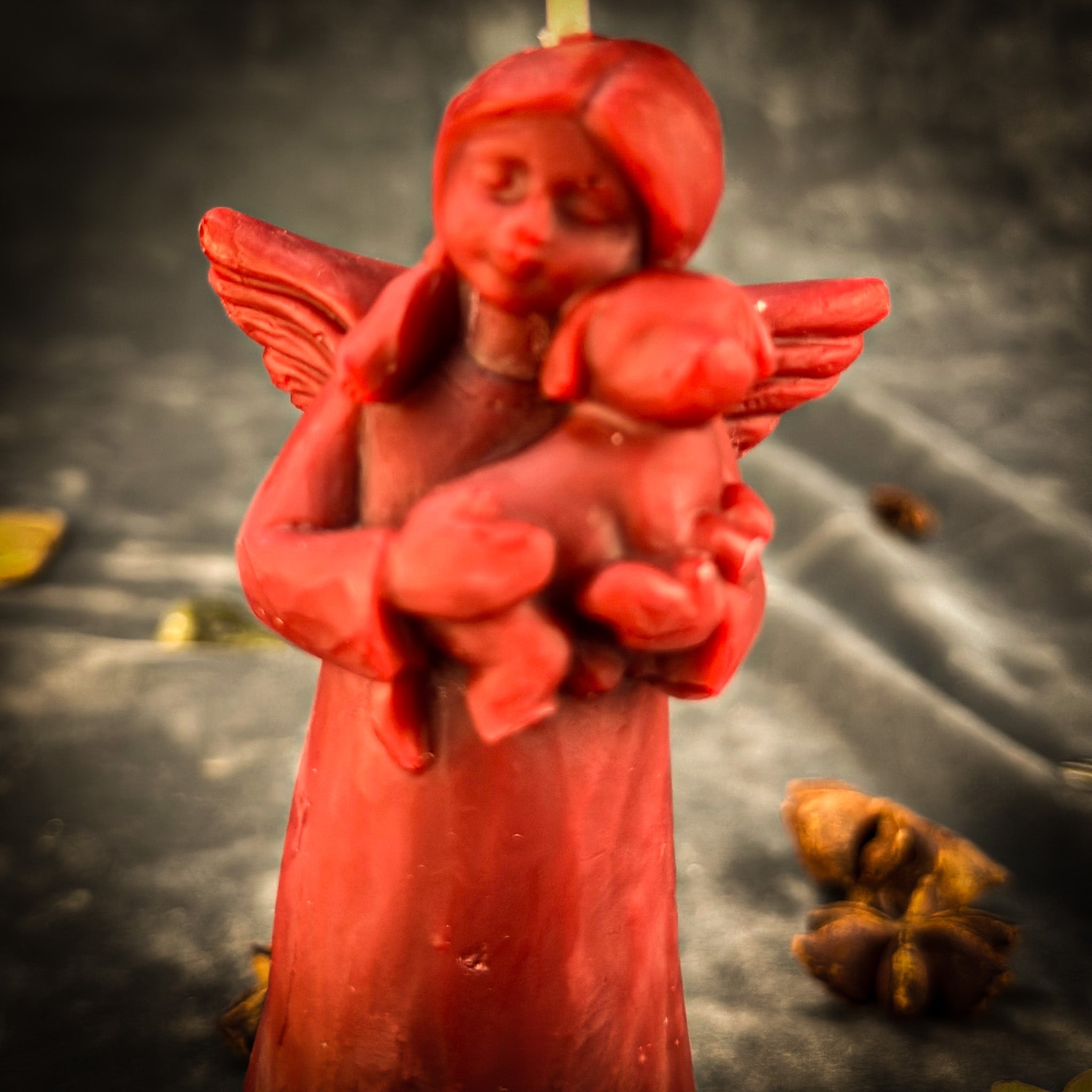 Beeswax Dog Guardian Spirit Spell Candle - Pet Protection & Healing | Beeswax Candle | Wiccan Center