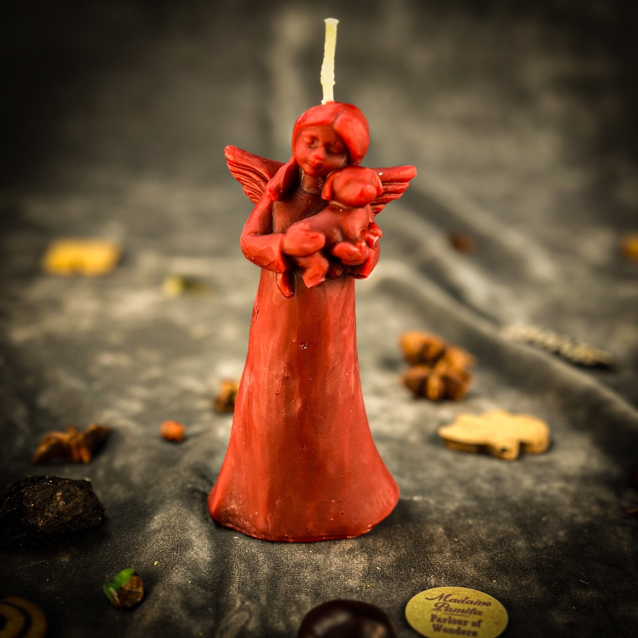 Beeswax Dog Guardian Spirit Spell Candle - Pet Protection & Healing | Beeswax Candle | Wiccan Center