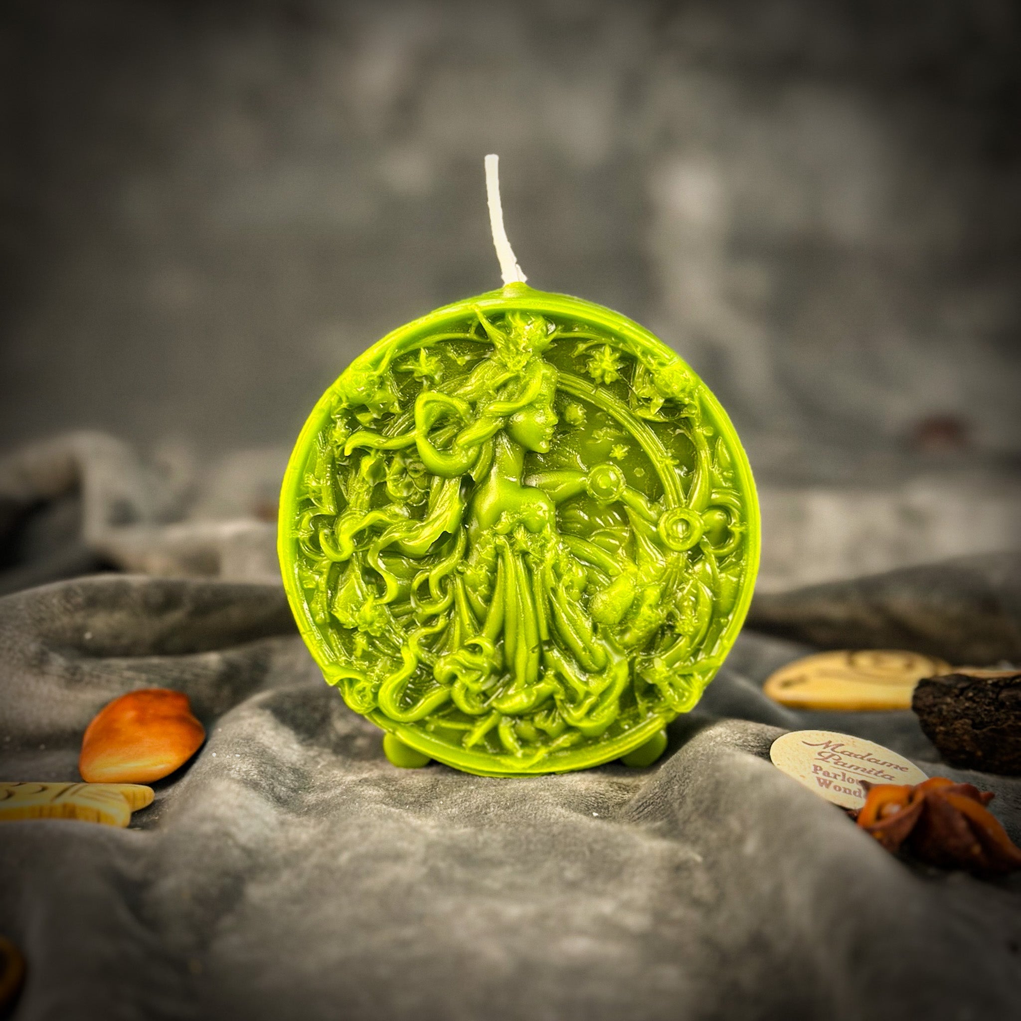 Beeswax Libra Scales Zodiac Spell Candle - Balance, Harmony & Love | Beeswax Candle | Wiccan Center