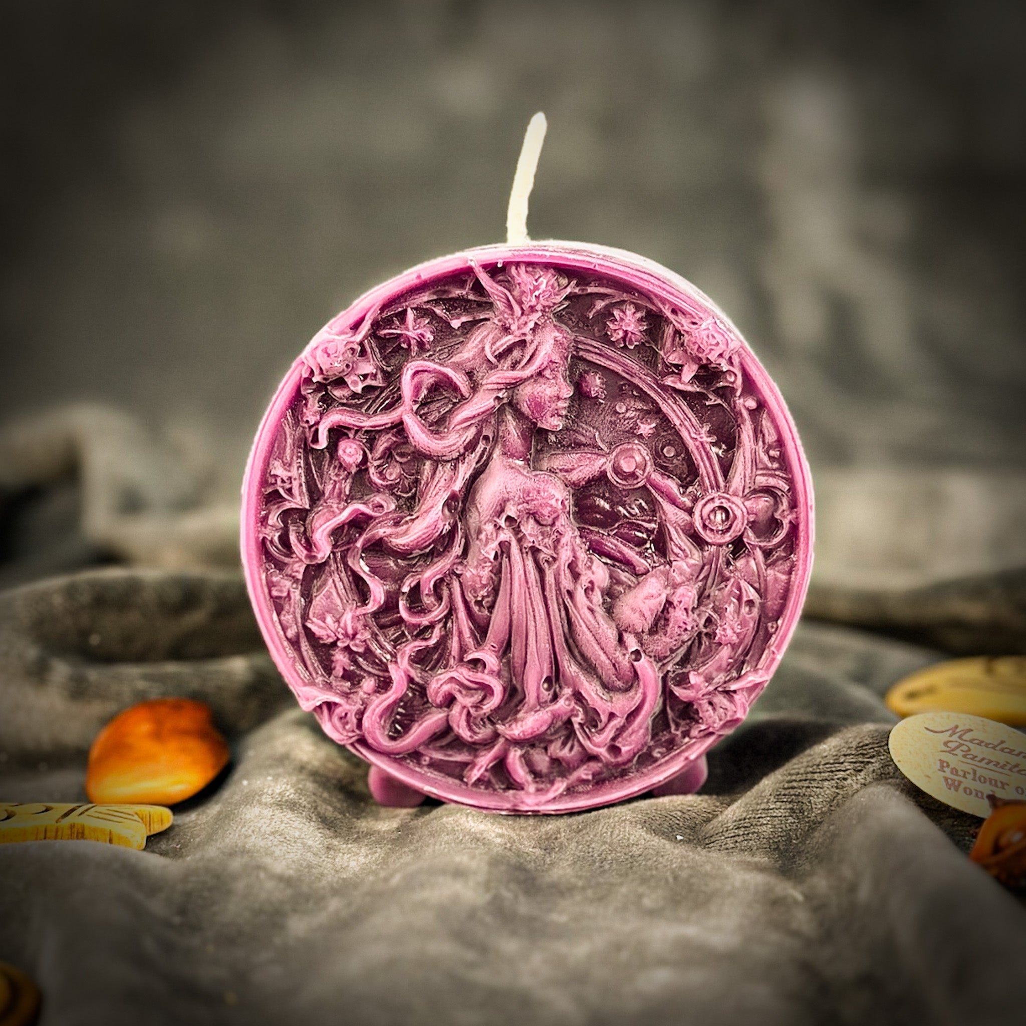 Beeswax Libra Scales Zodiac Spell Candle - Balance, Harmony & Love | Beeswax Candle | Wiccan Center