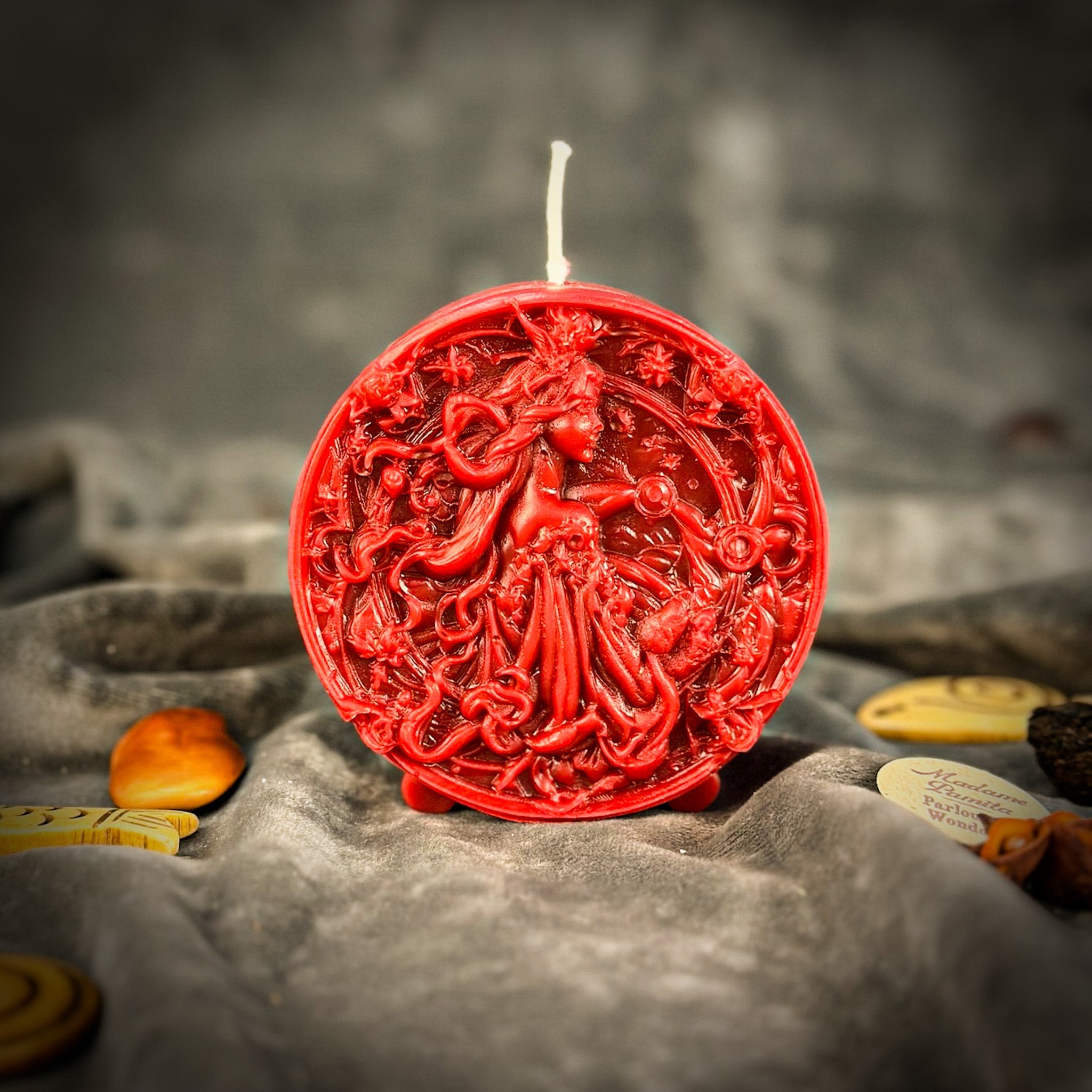 Beeswax Libra Scales Zodiac Spell Candle - Balance, Harmony & Love | Beeswax Candle | Wiccan Center
