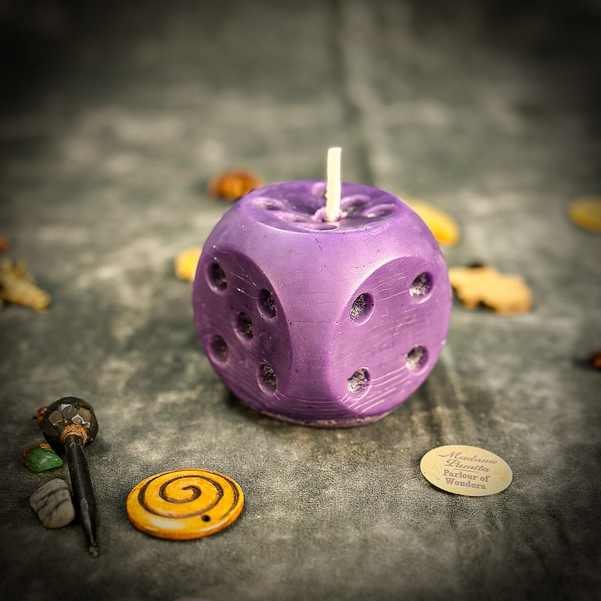 Lucky Dice Candle Spell Kit - Gambling Luck & Good Fortune | Candle Spell Kit | Wiccan Center