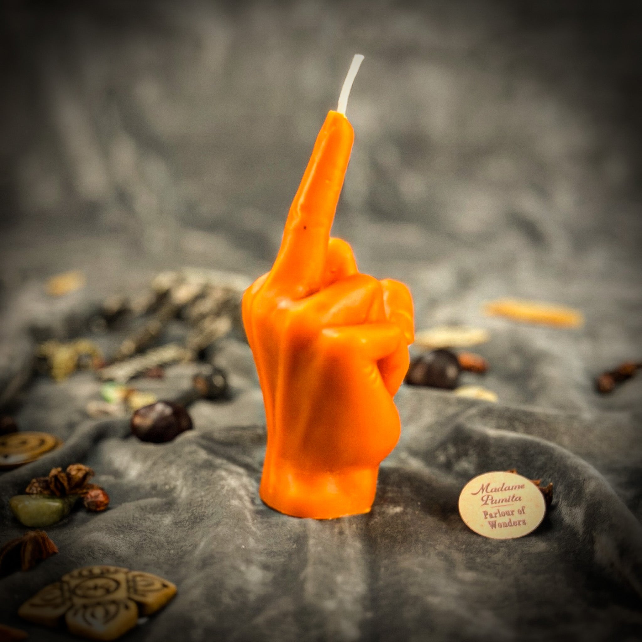 Middle Finger Candle Spell Kit - Banishing & Empowerment Magic | Candle Spell Kit | Wiccan Center