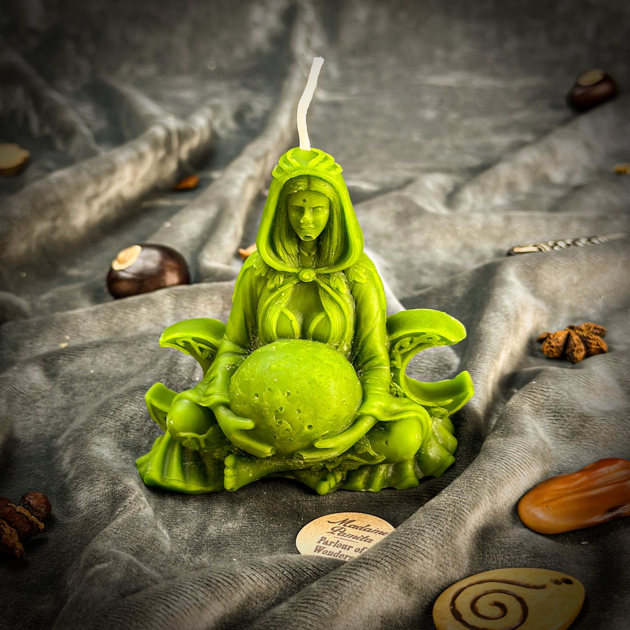 Moon Goddess Candle Spell Kit - Lunar Magic & Divine Feminine Energy | Candle Spell Kit | Wiccan Center