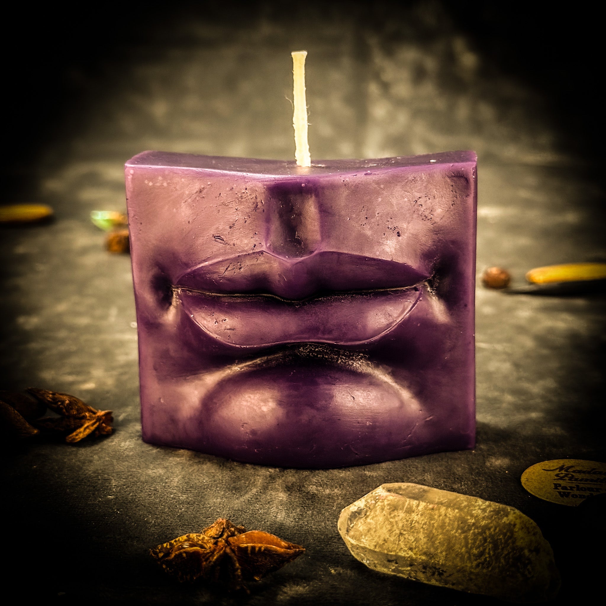 Ex-Voto Mouth Candle Spell Kit - Communication & Healing Magic | Candle Spell Kit | Wiccan Center