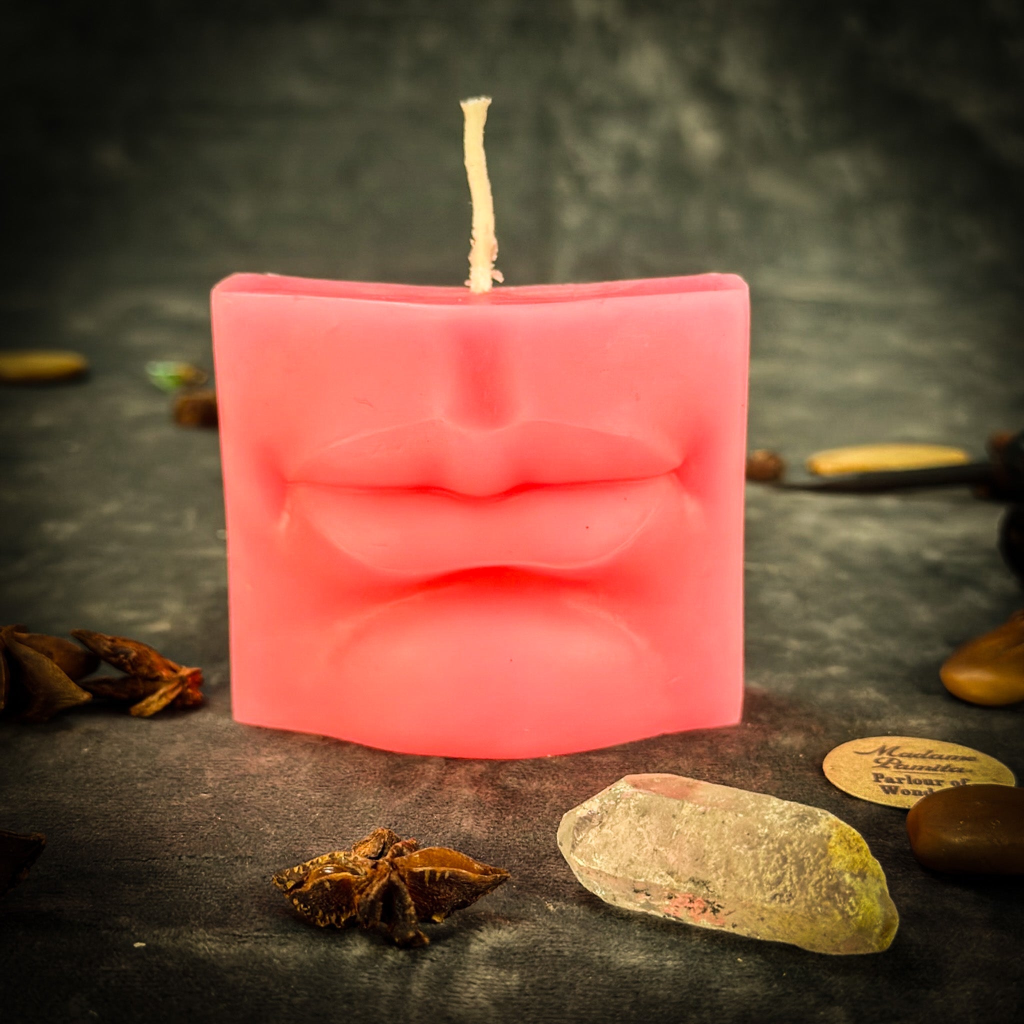 Ex-Voto Mouth Candle Spell Kit - Communication & Healing Magic | Candle Spell Kit | Wiccan Center