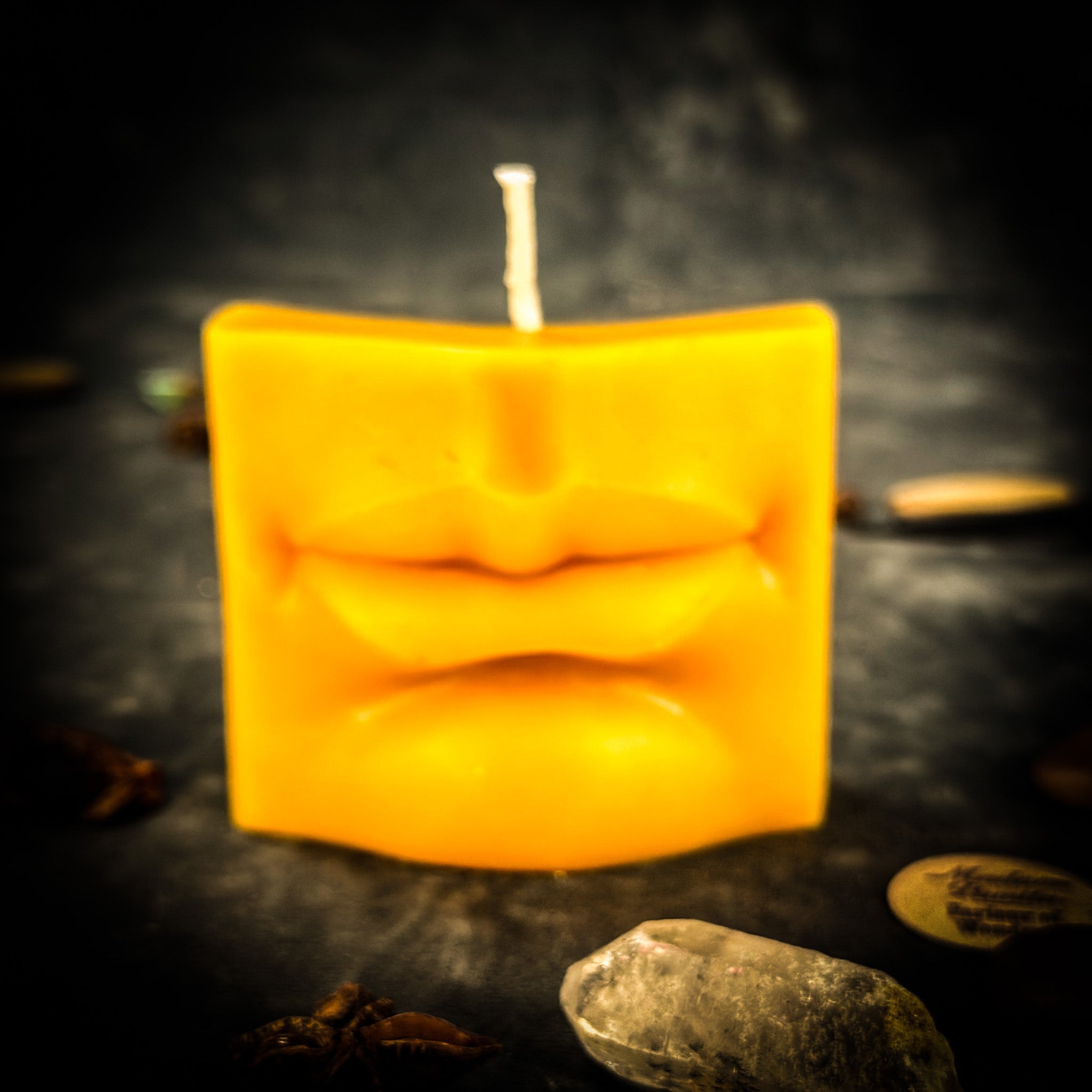 Ex-Voto Mouth Candle Spell Kit - Communication & Healing Magic | Candle Spell Kit | Wiccan Center