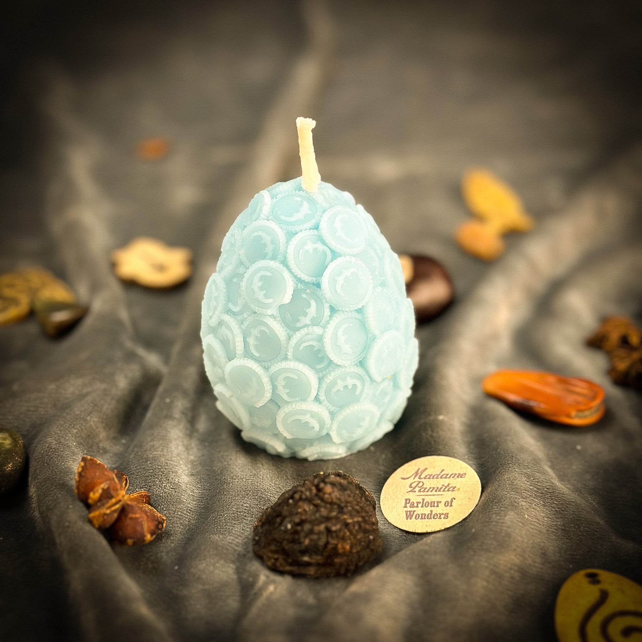 Beeswax Nest Egg Spell Candle - Savings & Financial Security | Beeswax Candle | Wiccan Center