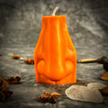 Beeswax Ex-Voto Nose Spell Candle - Clairalience, Intuition & Healing | Beeswax Candle | Wiccan Center