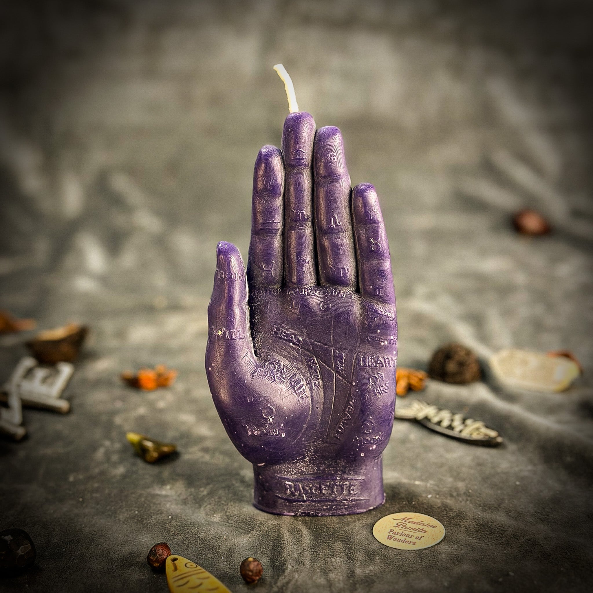 Beeswax Hand of Fate Spell Candle - Destiny, Transformation & Divine Timing | Beeswax Candle | Wiccan Center