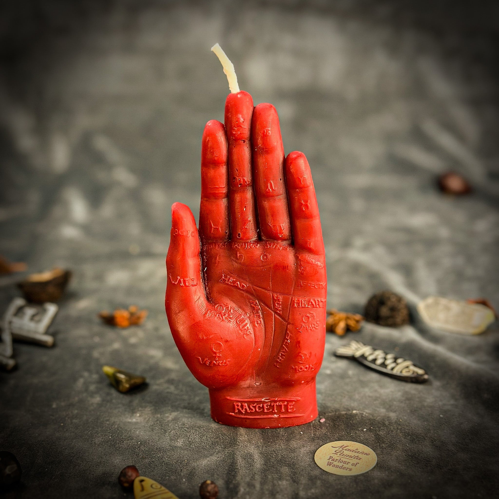 Beeswax Hand of Fate Spell Candle - Destiny, Transformation & Divine Timing | Beeswax Candle | Wiccan Center