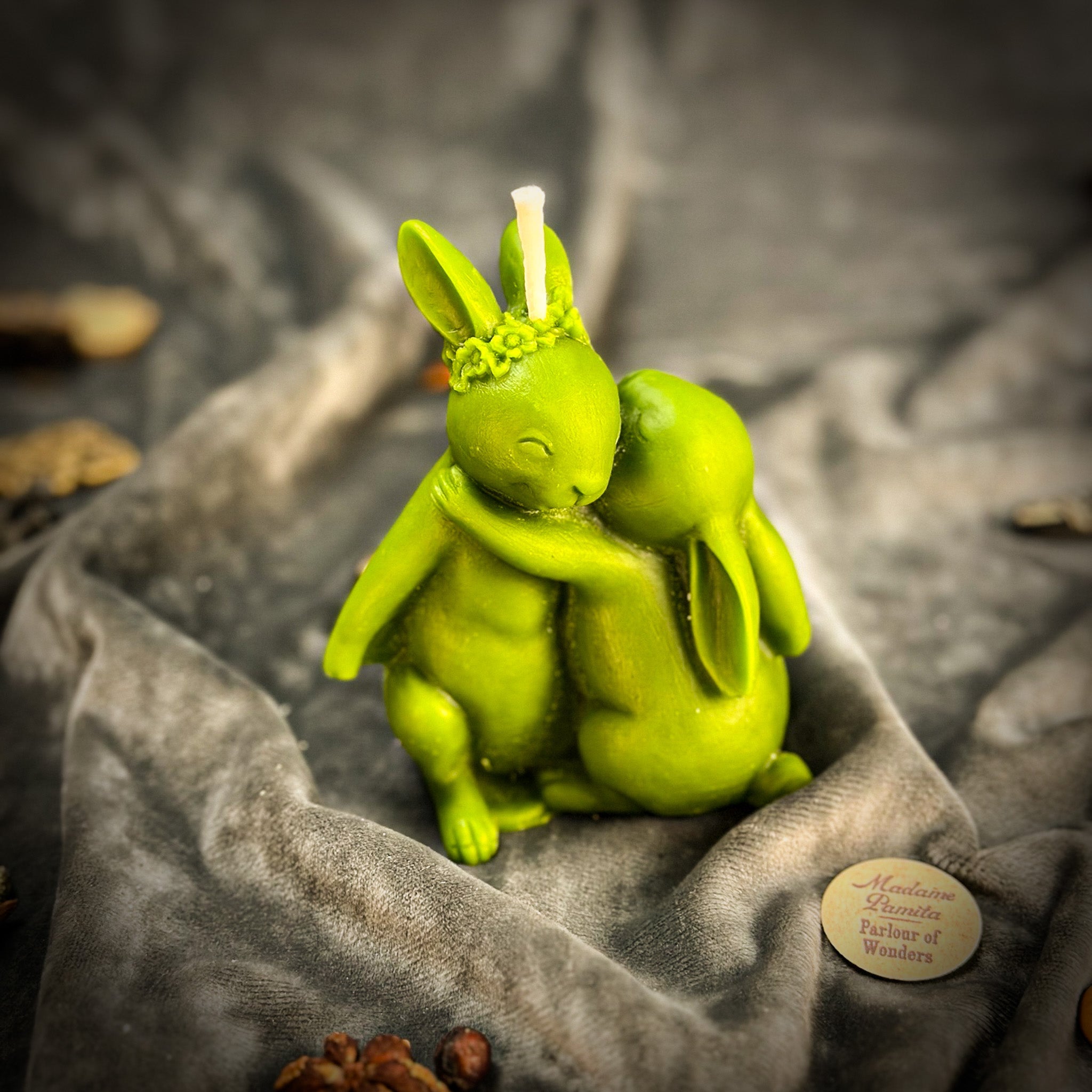 Rabbit Rabbit Candle Spell Kit - Good Luck & New Beginnings Magic | Candle Spell Kit | Wiccan Center