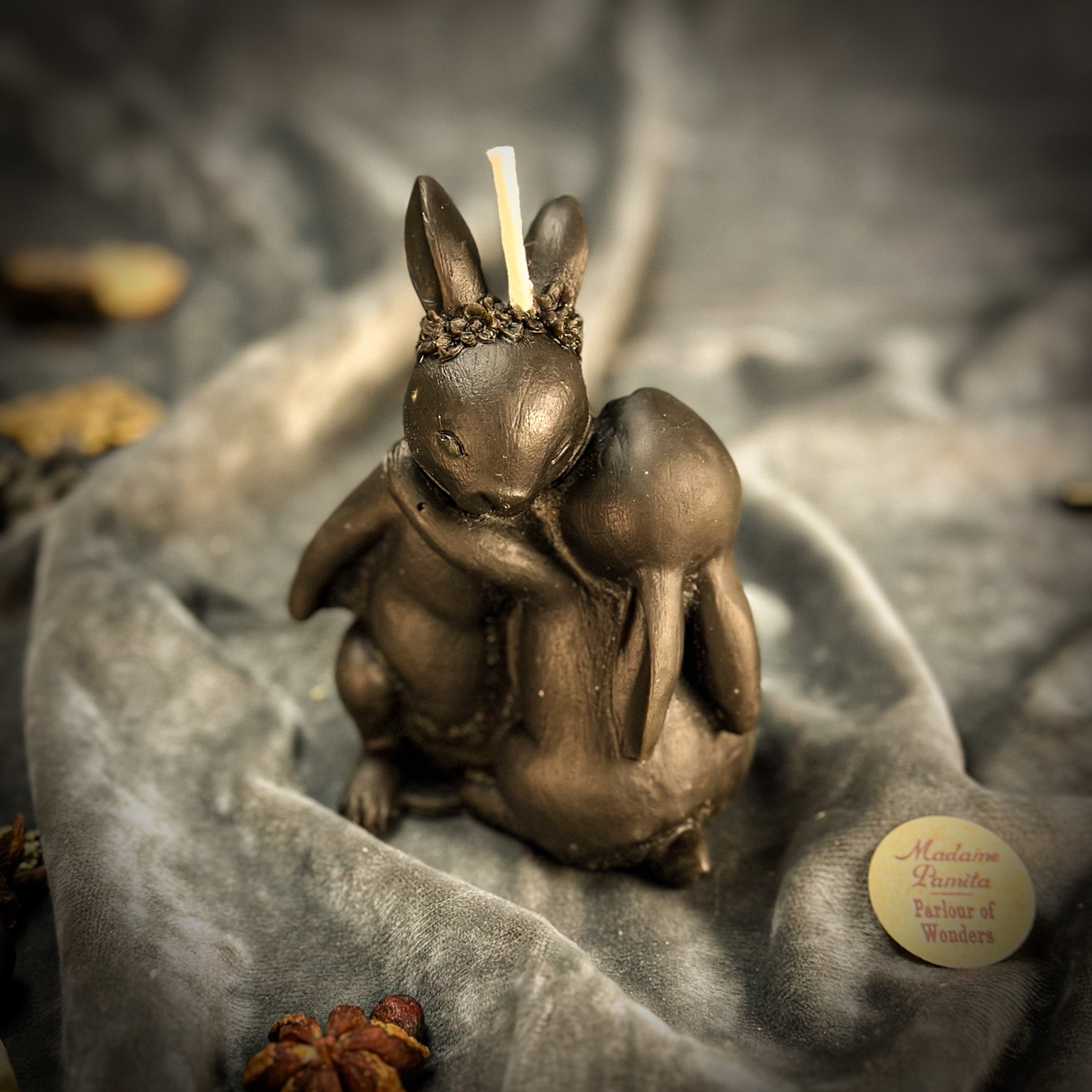 Rabbit Rabbit Candle Spell Kit - Good Luck & New Beginnings Magic | Candle Spell Kit | Wiccan Center